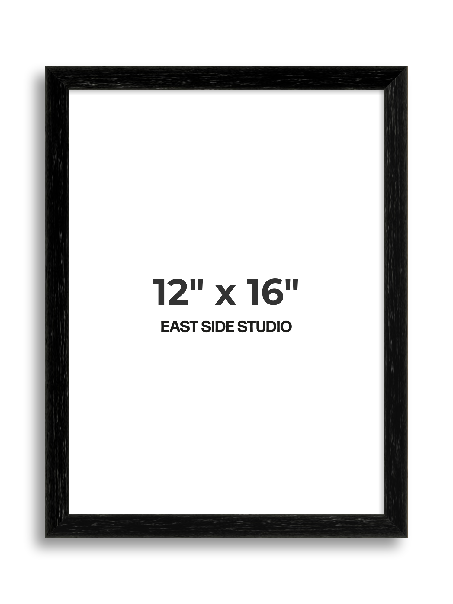 Black Grain 12" x 16" picture frame
