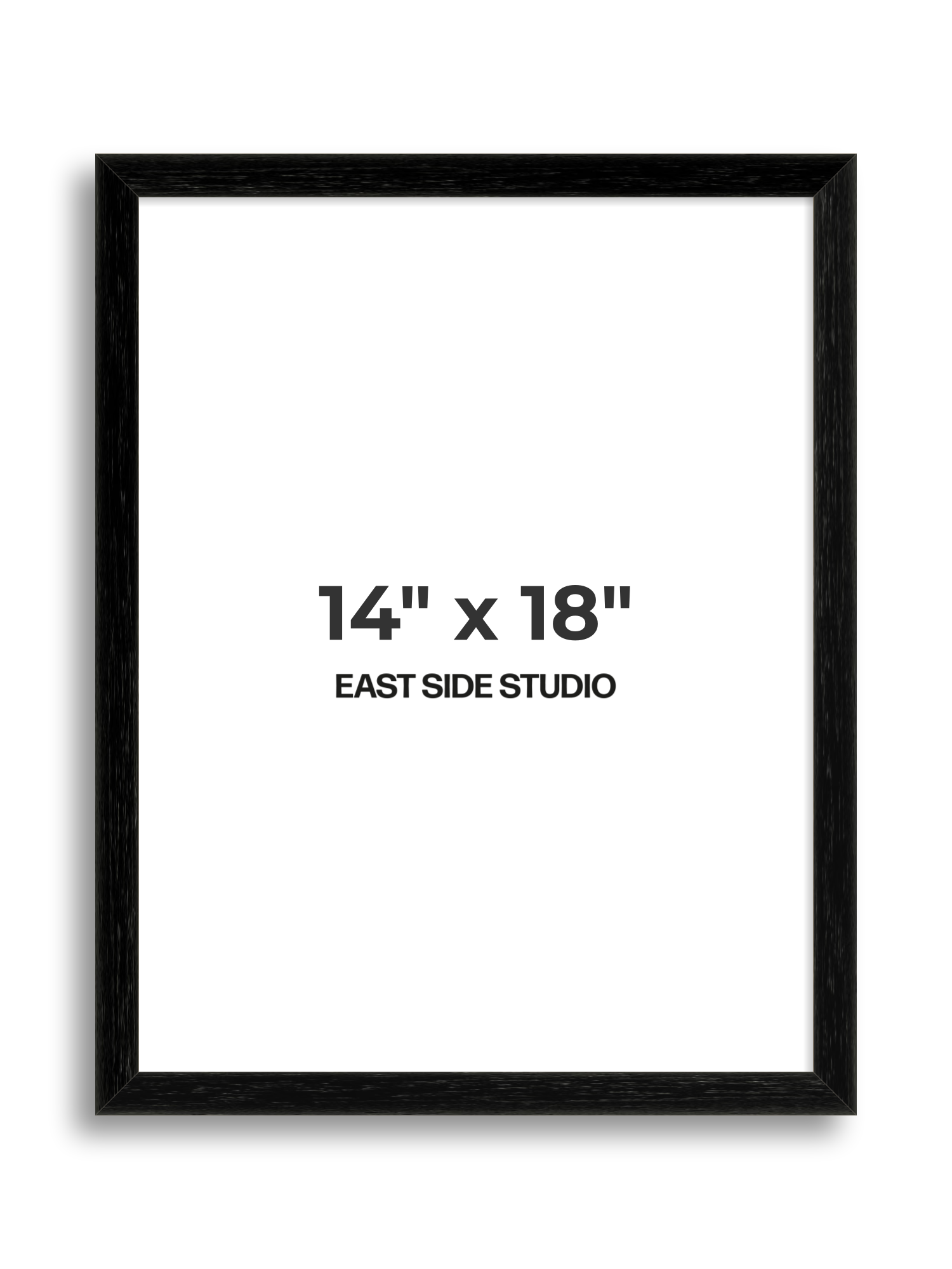 Black Grain 14" x 18" picture frame
