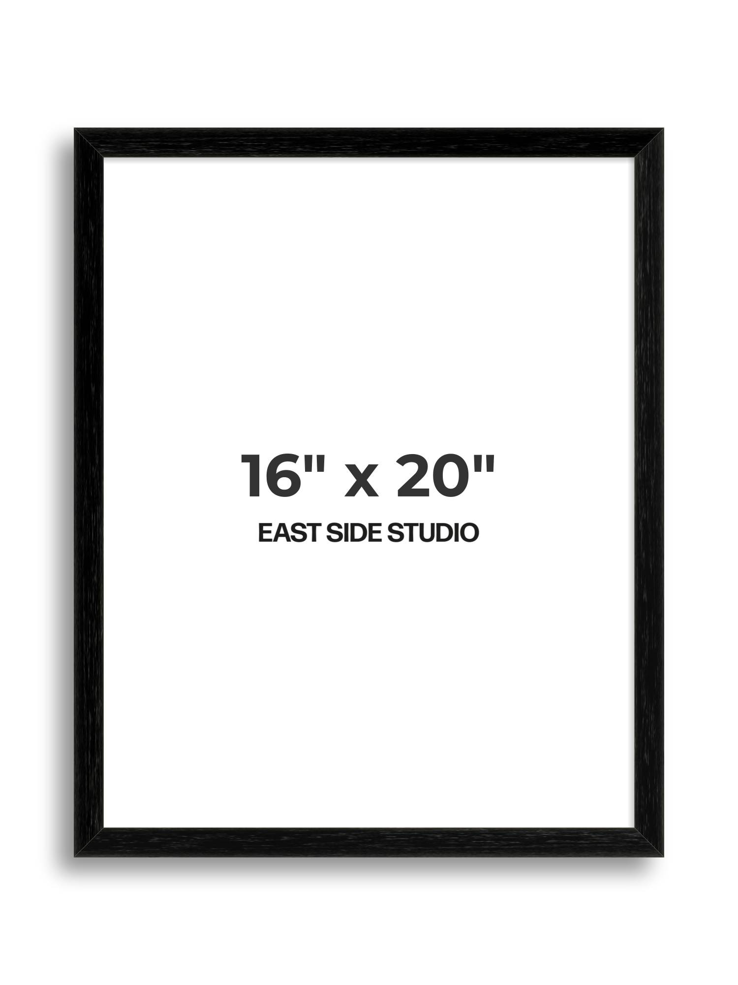 Black Grain 16" x 20" picture frame
