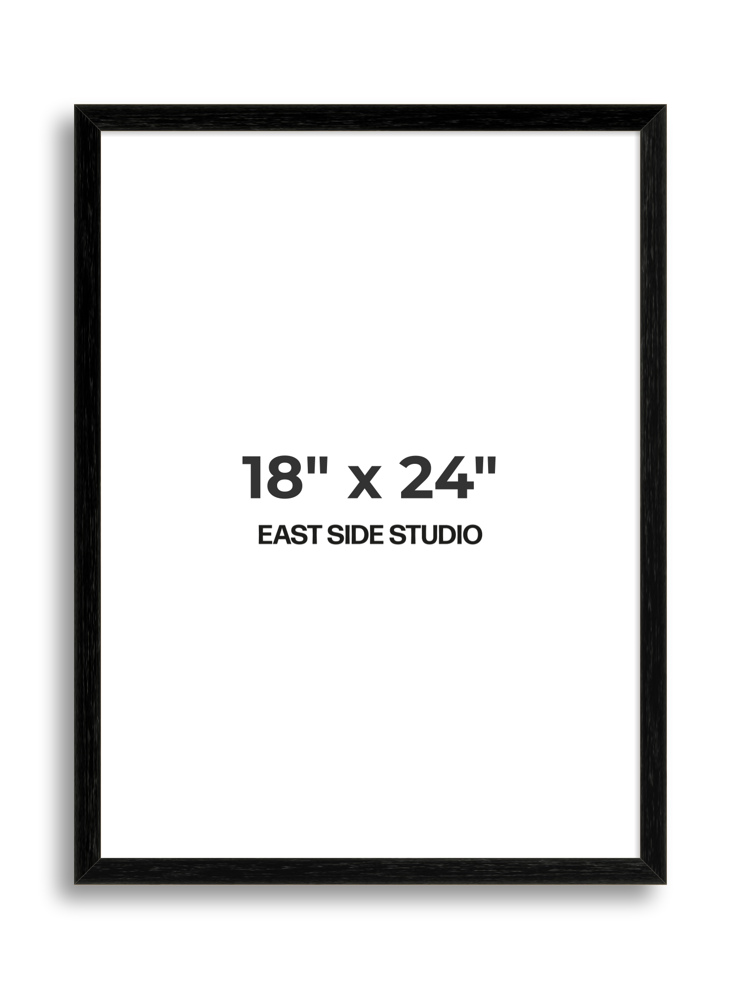 Black Grain 18" x 24" picture frame