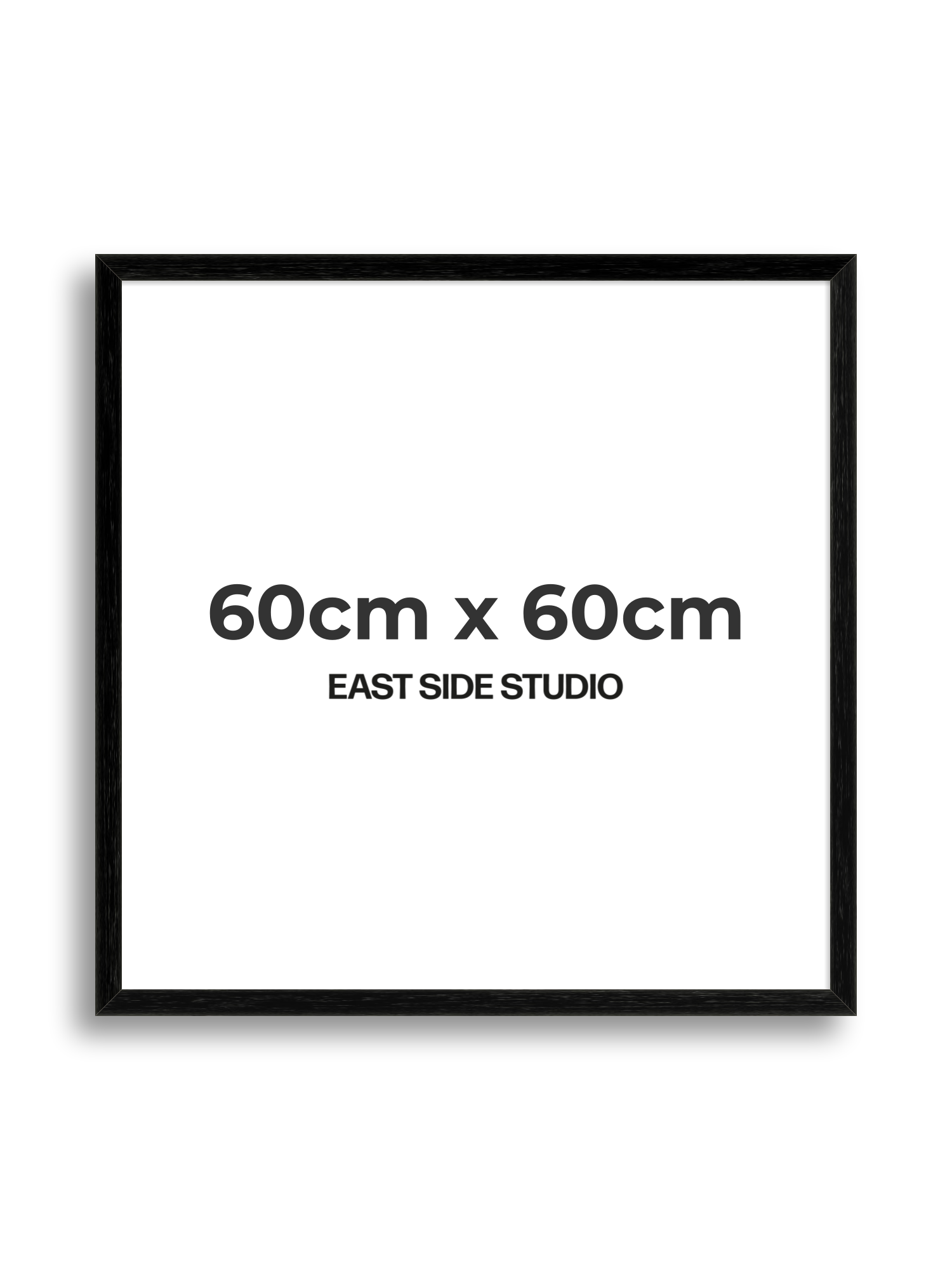 Black Grain 60cm x 60cm picture frame