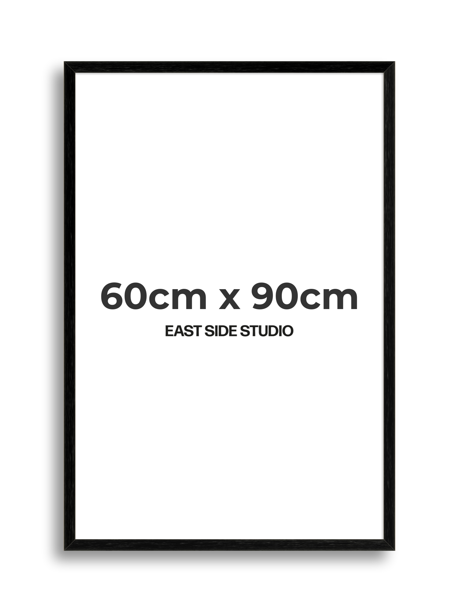 Black Grain 60cm x 90cm picture frame