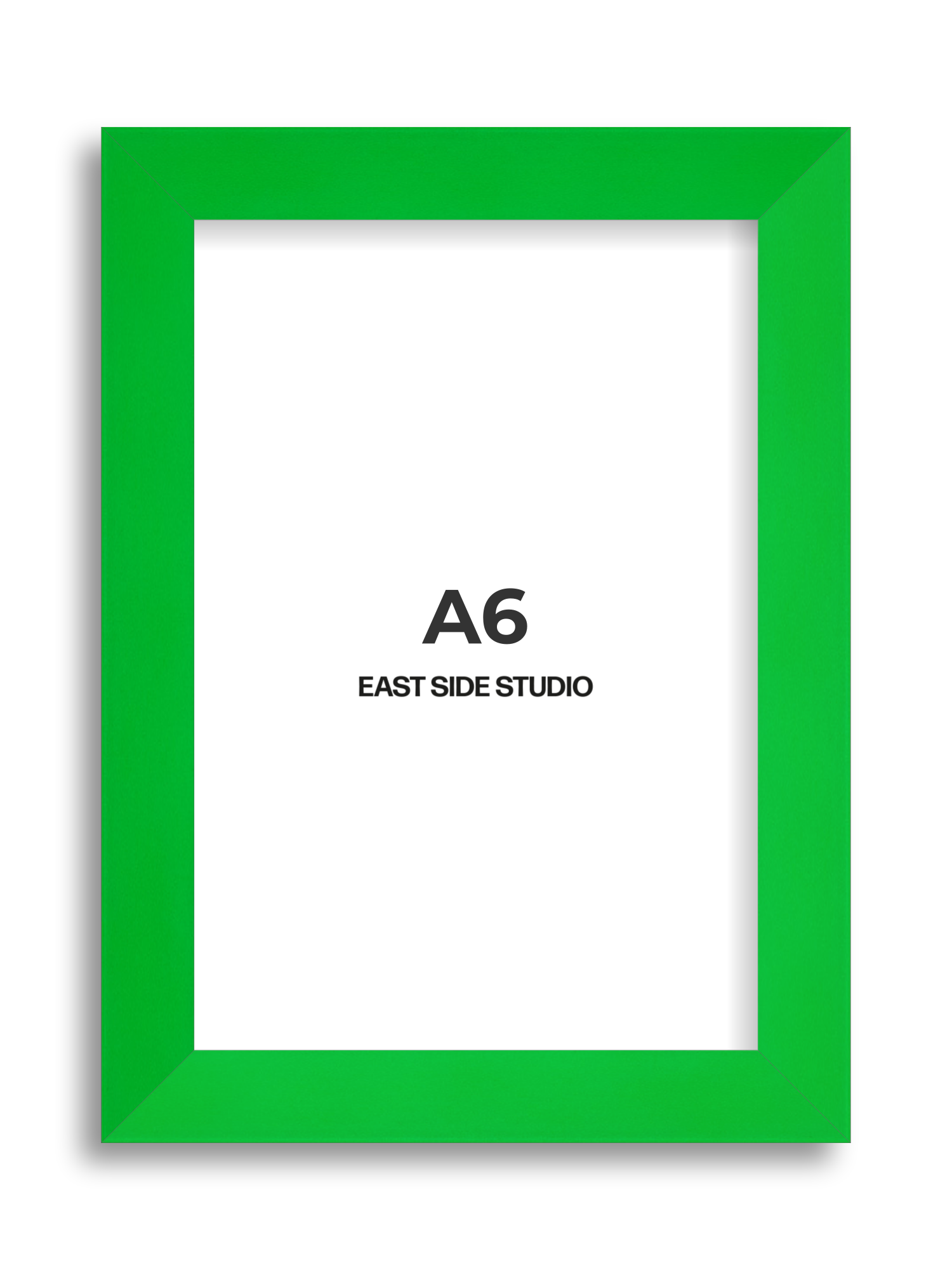 Neon Green A6 picture frame
