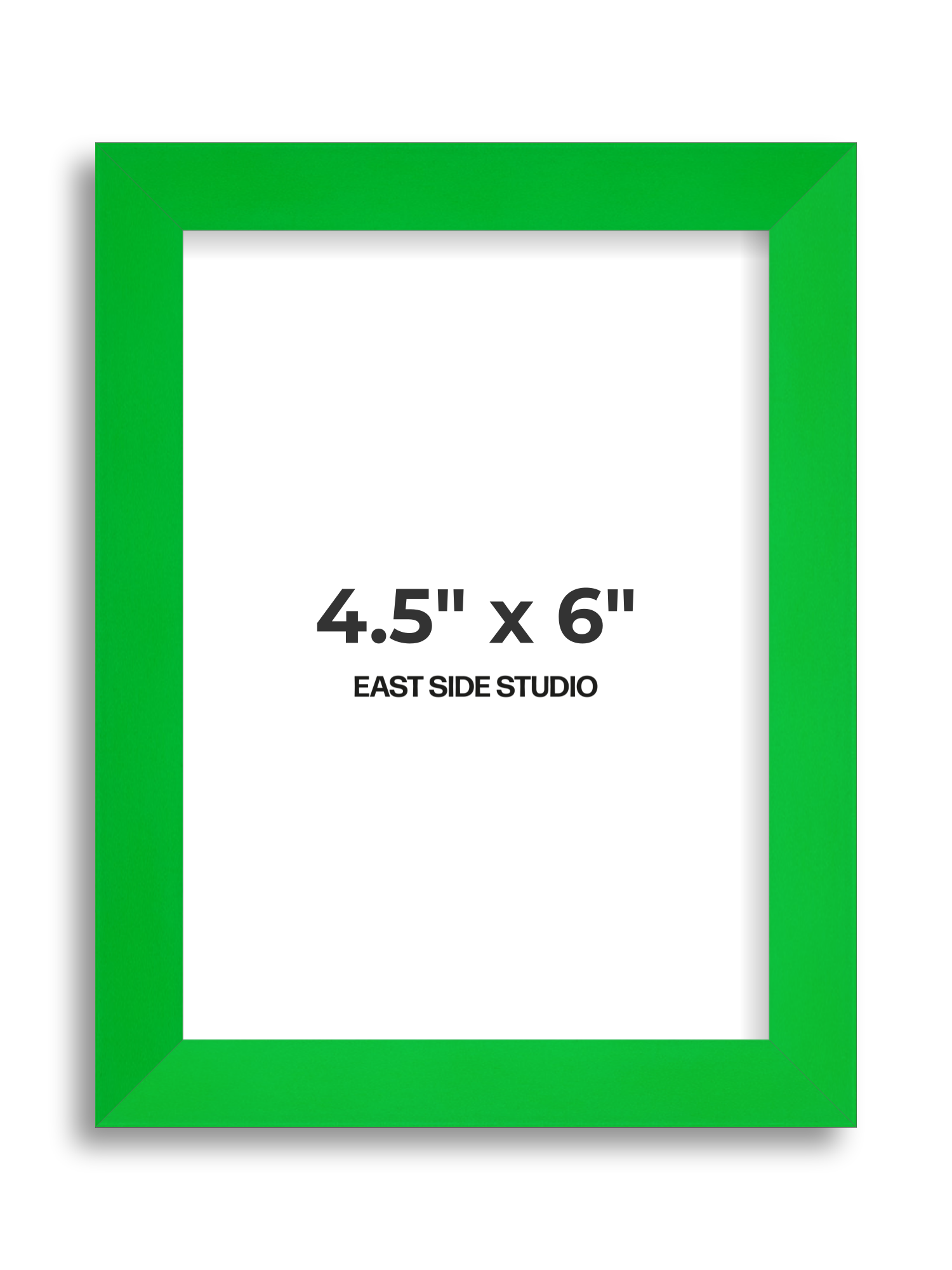 Neon Green 4.5" x 6" picture frame