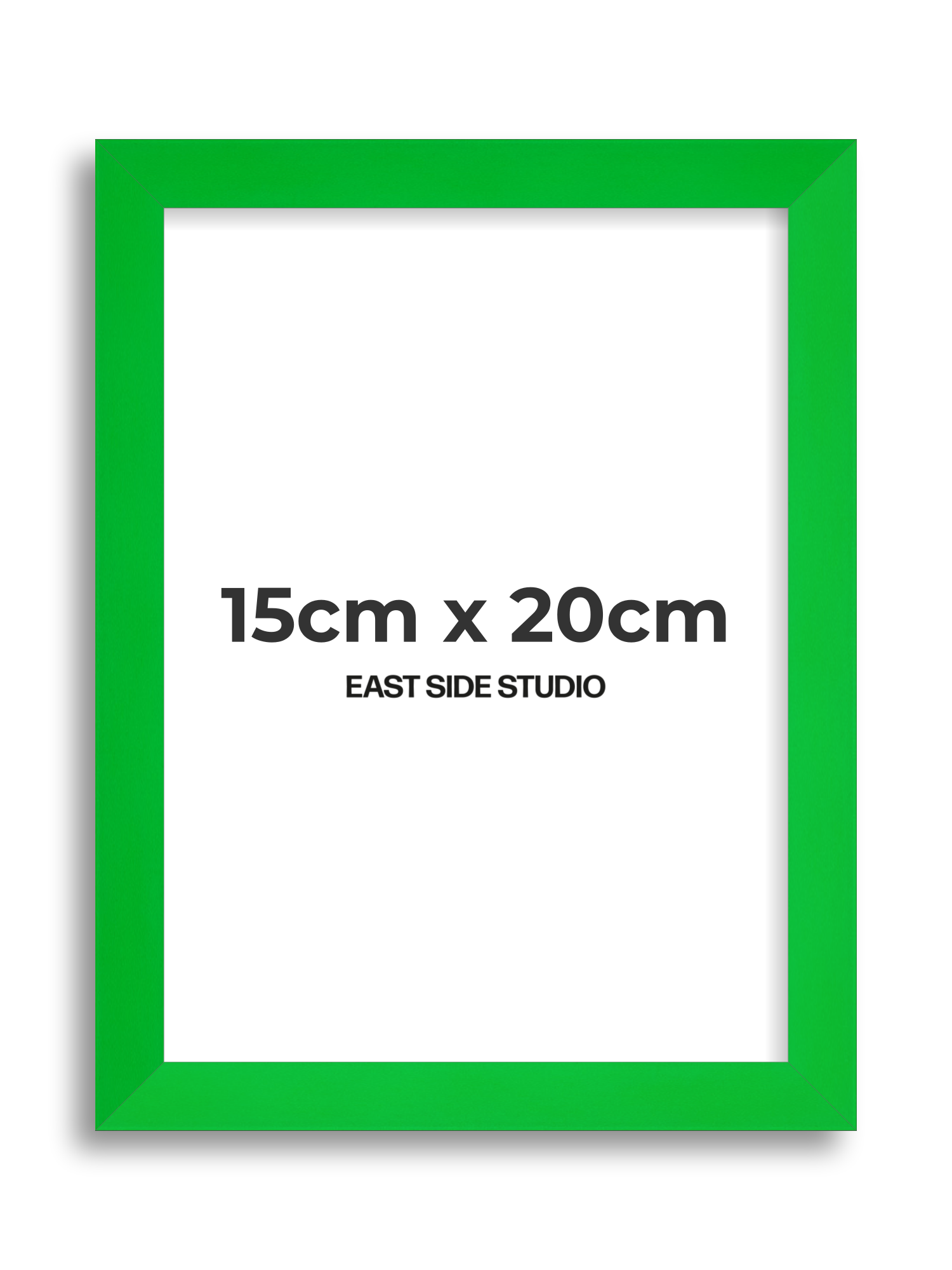 Neon Green 15cm x 20cm picture frame