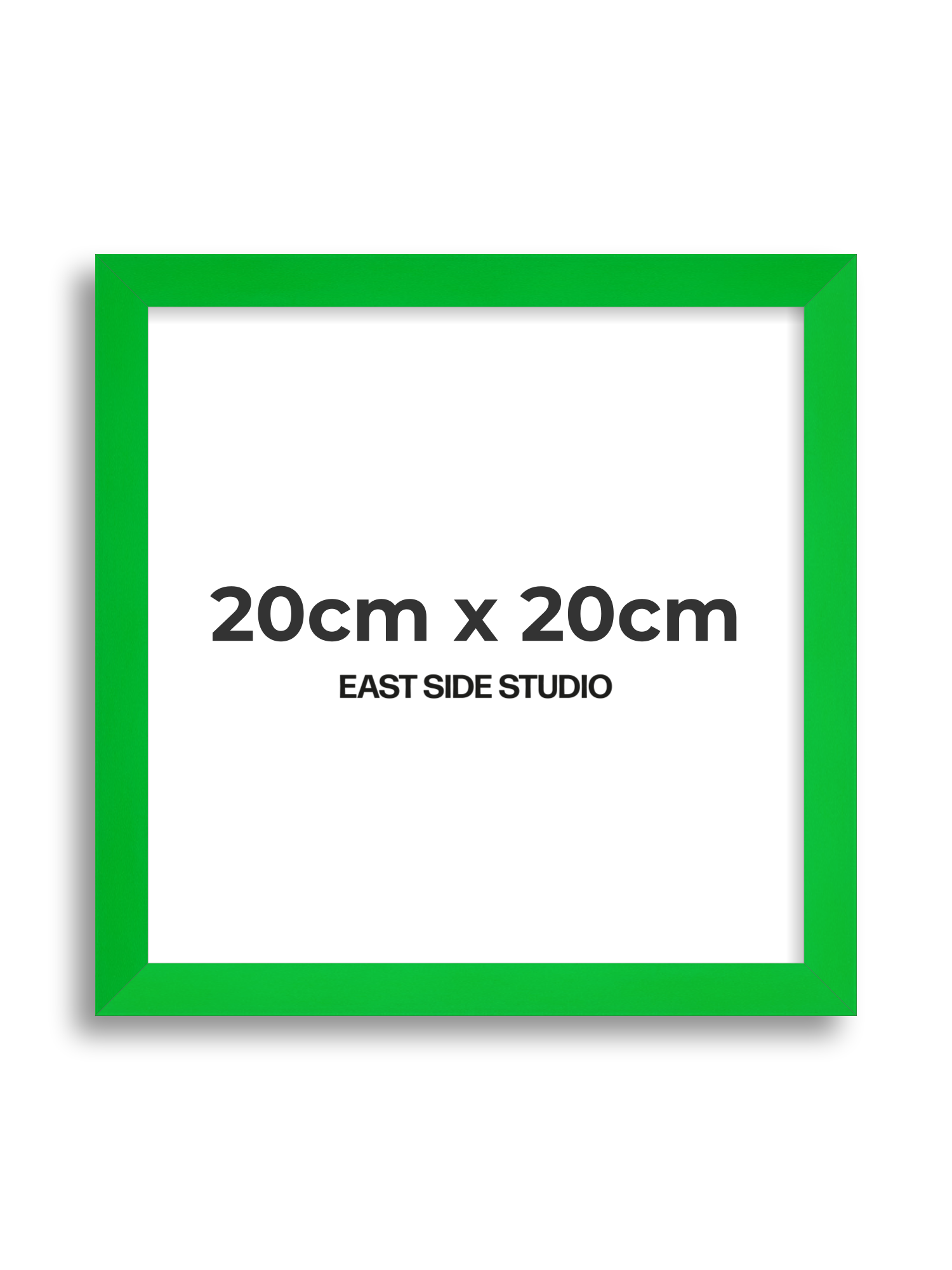 Neon Green 20cm x 20cm picture frame