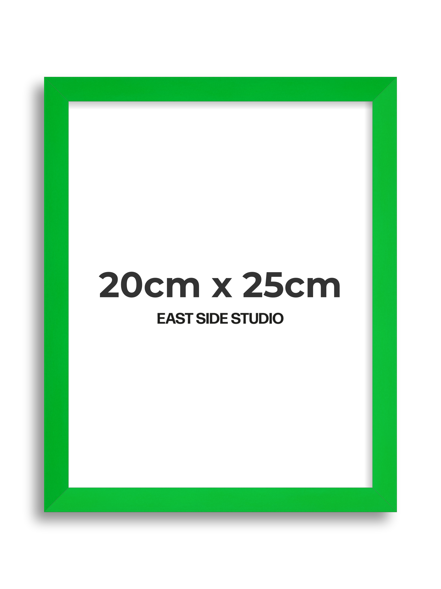 Neon Green 20cm x 25cm picture frame