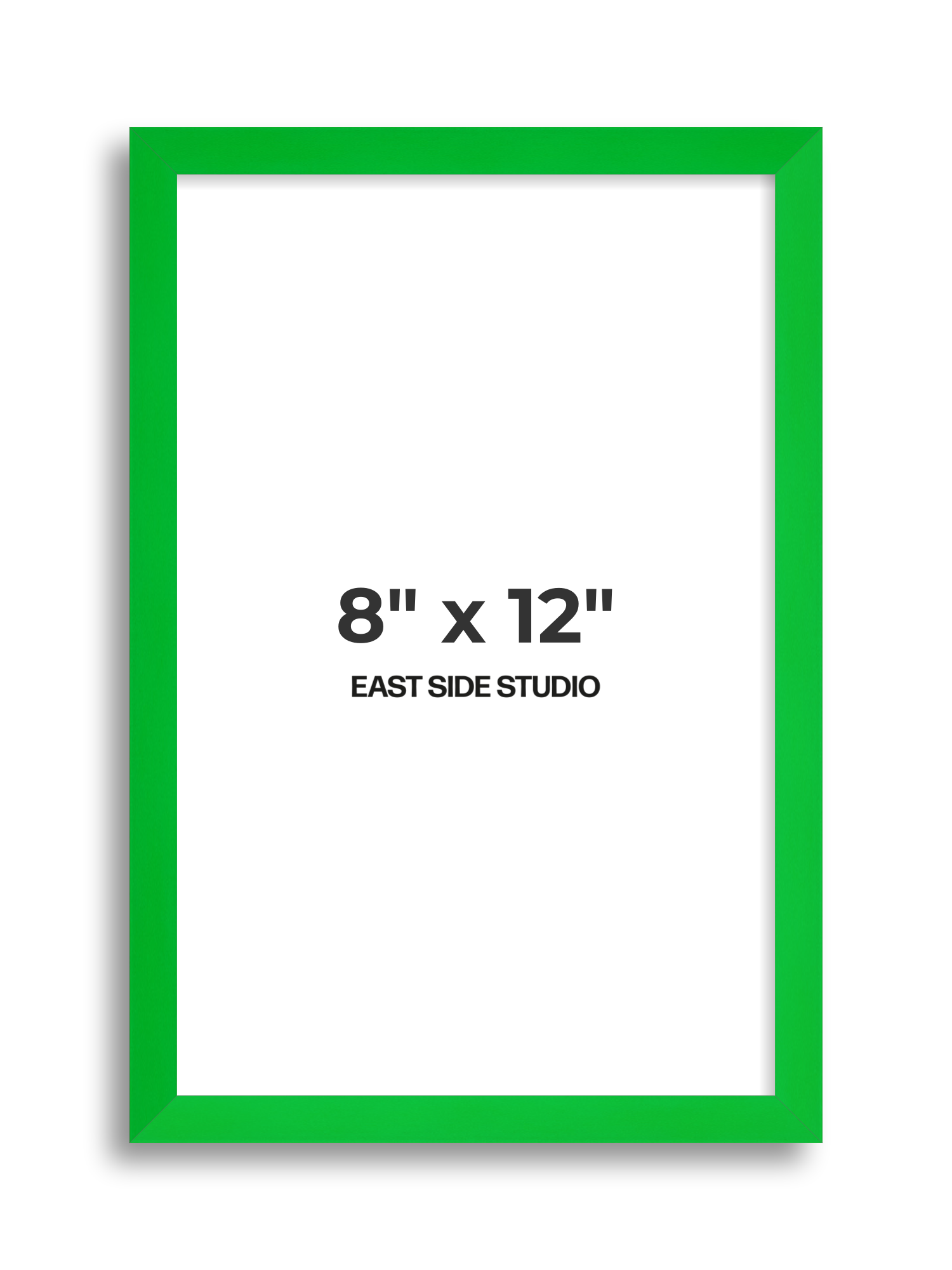 Neon Green 8" x 12" picture frame
