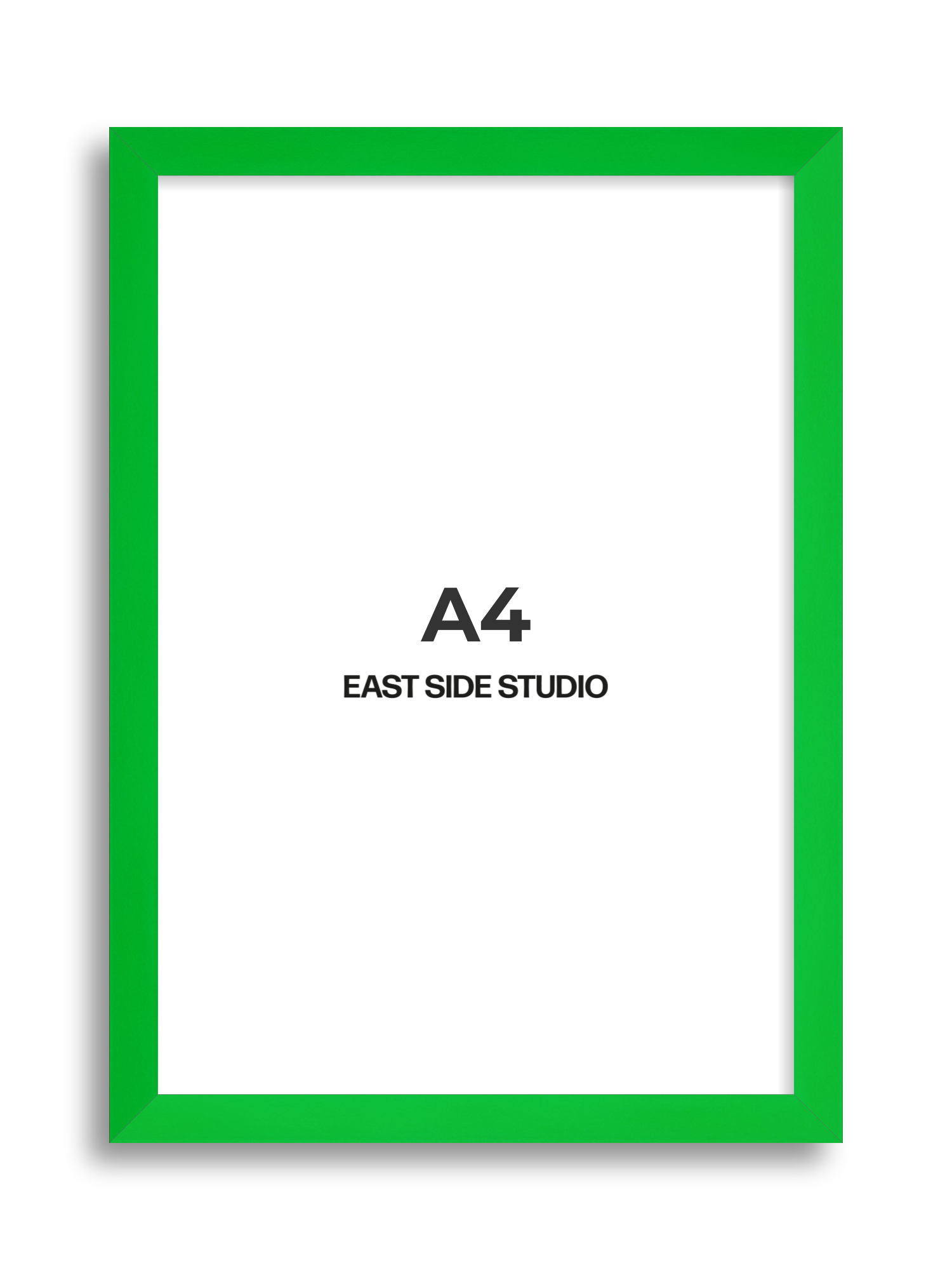 Neon Green A4 picture frame