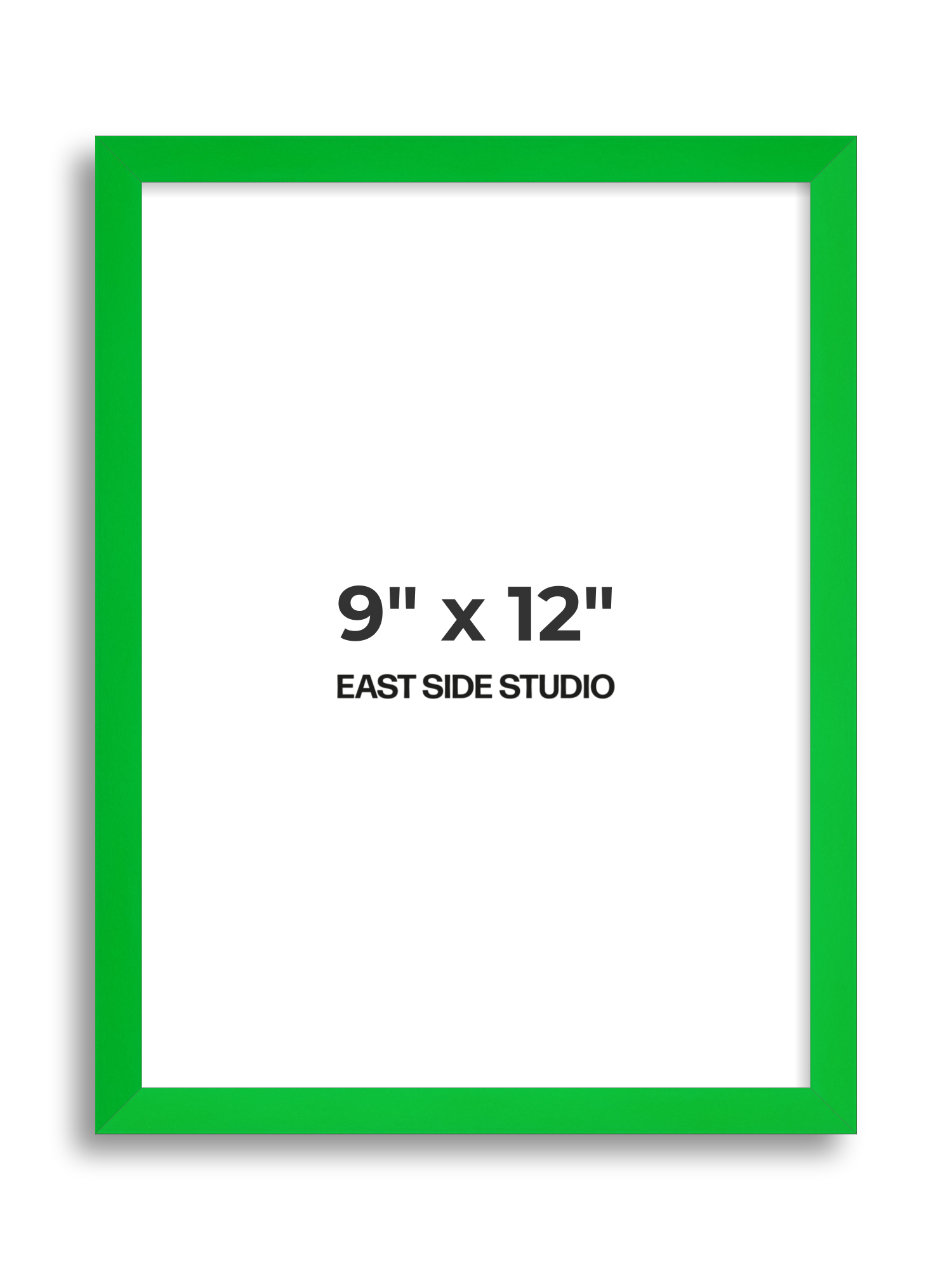 Neon Green 9" x 12" picture frame
