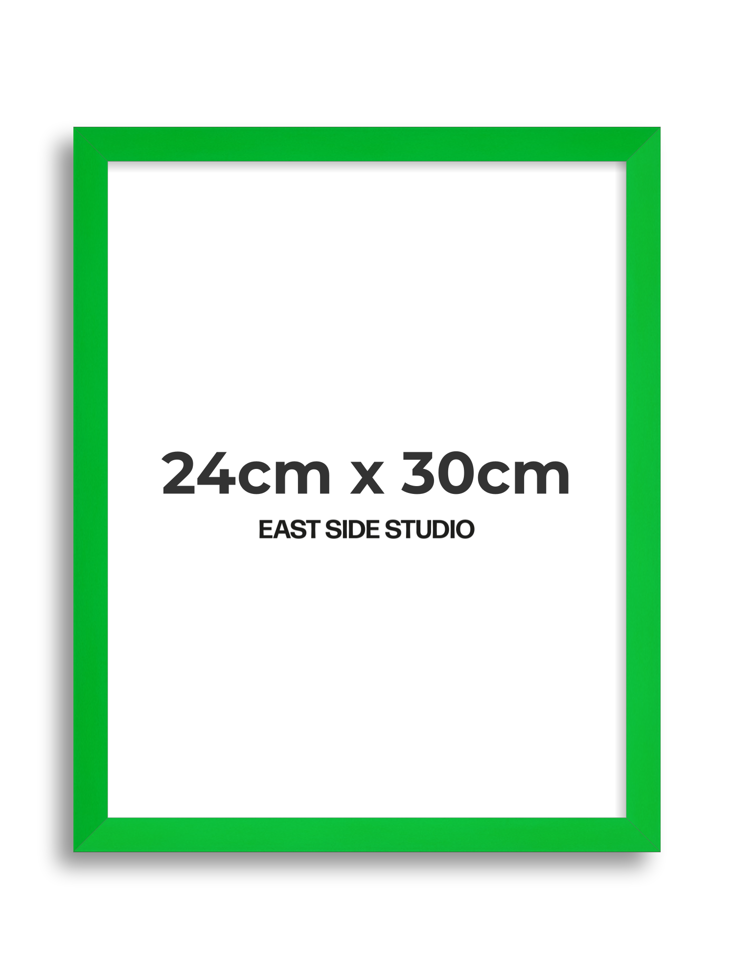 Neon Green 24cm x 30cm picture frame