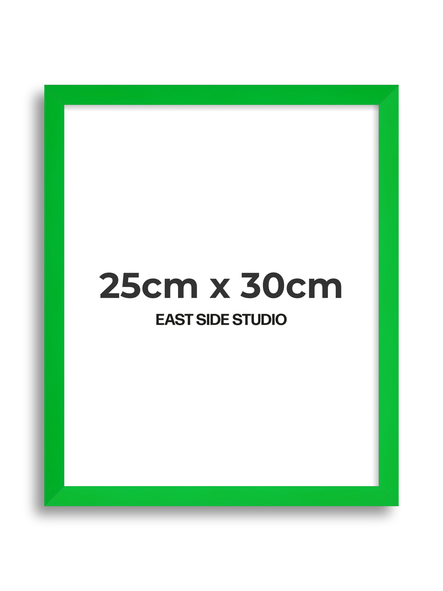 Neon Green 25cm x 30cm picture frame