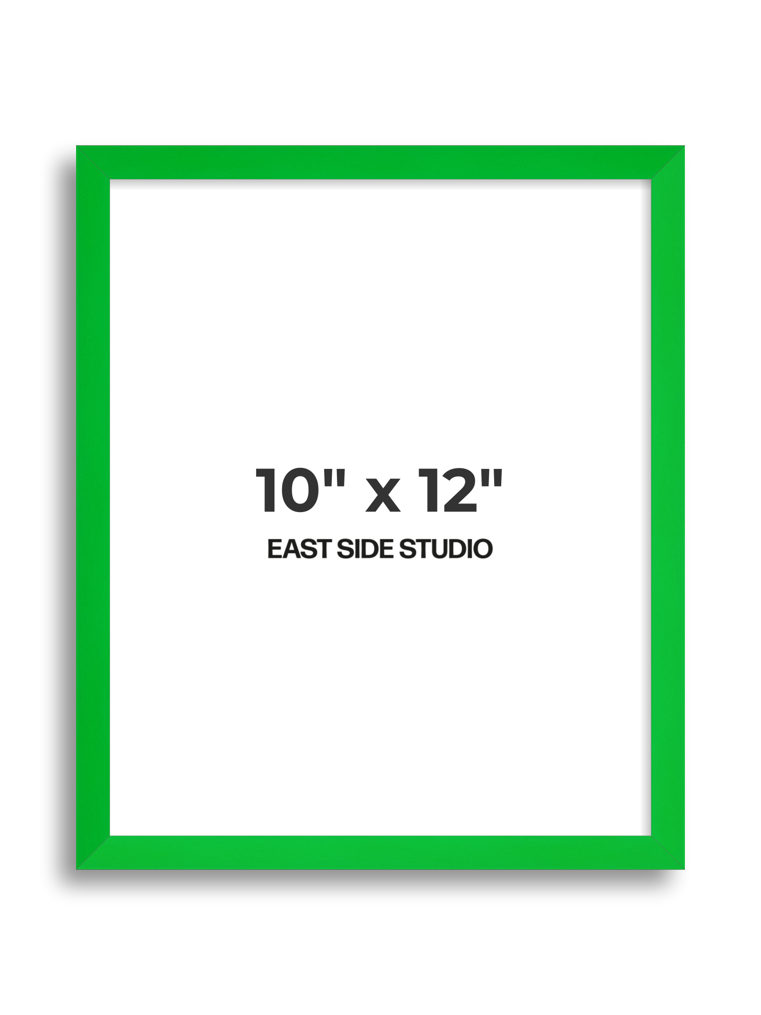 Neon Green 10" x 12" picture frame
