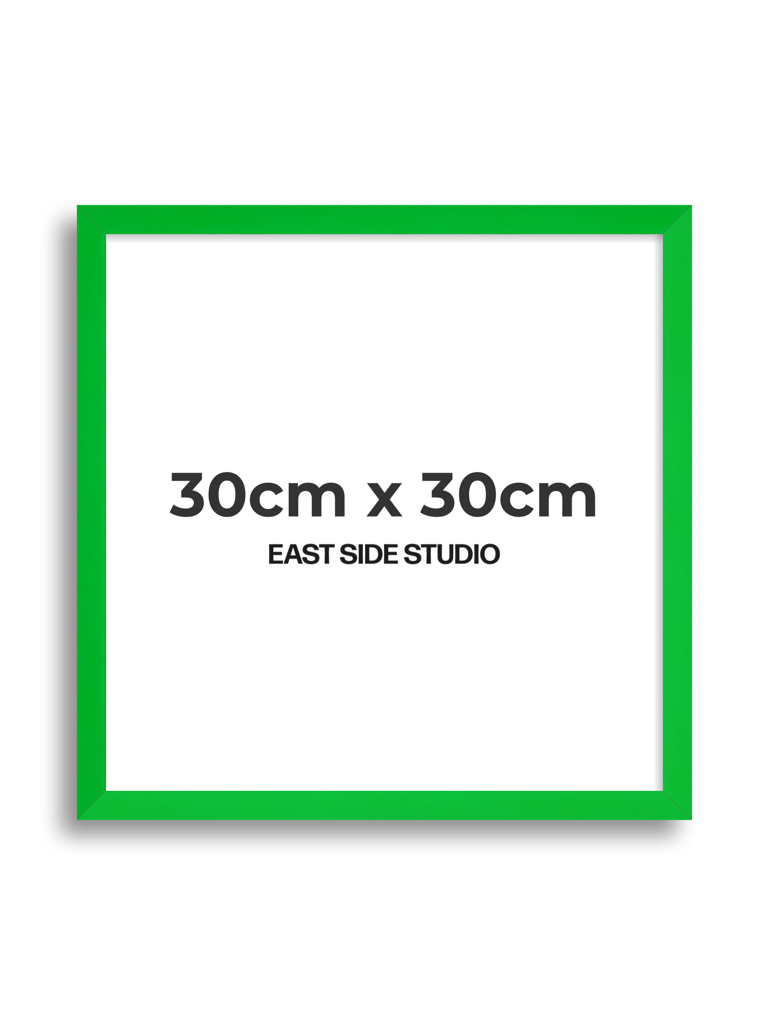 Neon Green 30cm x 30cm picture frame