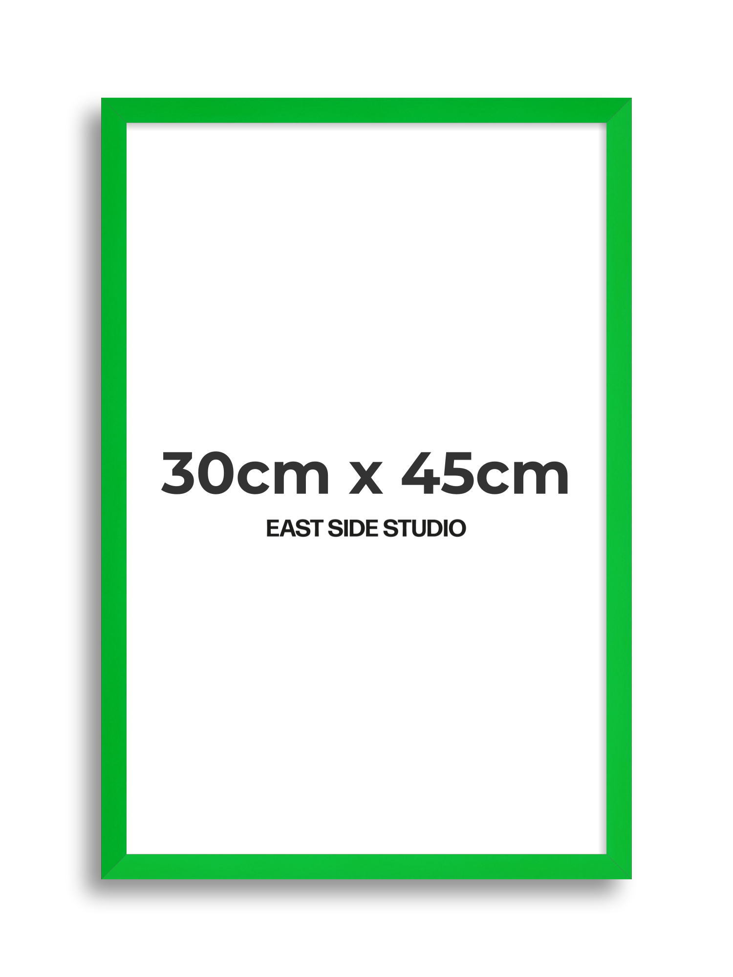 Neon Green 30cm x 45cm picture frame