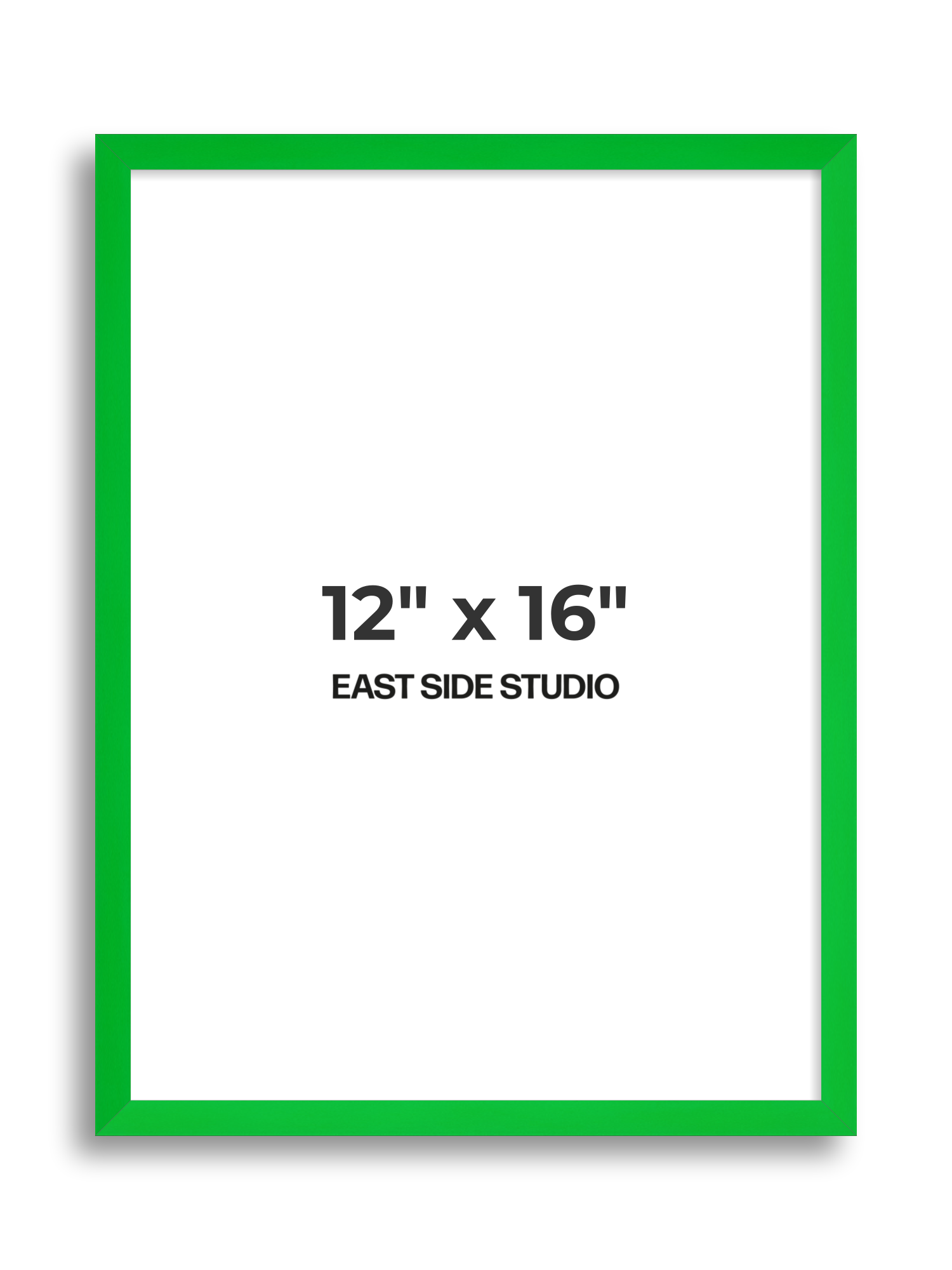 Neon Green 12" x 16" picture frame