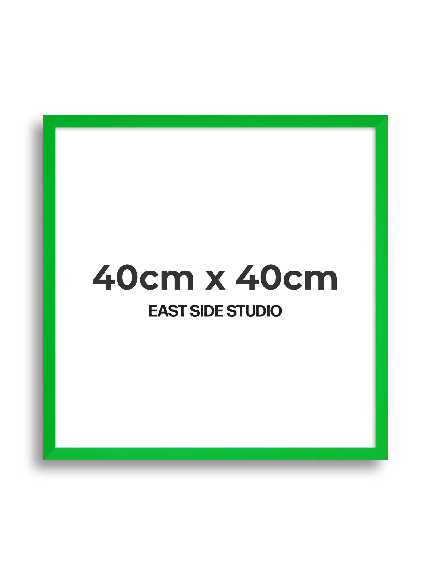 Neon Green 40cm x 40cm picture frame