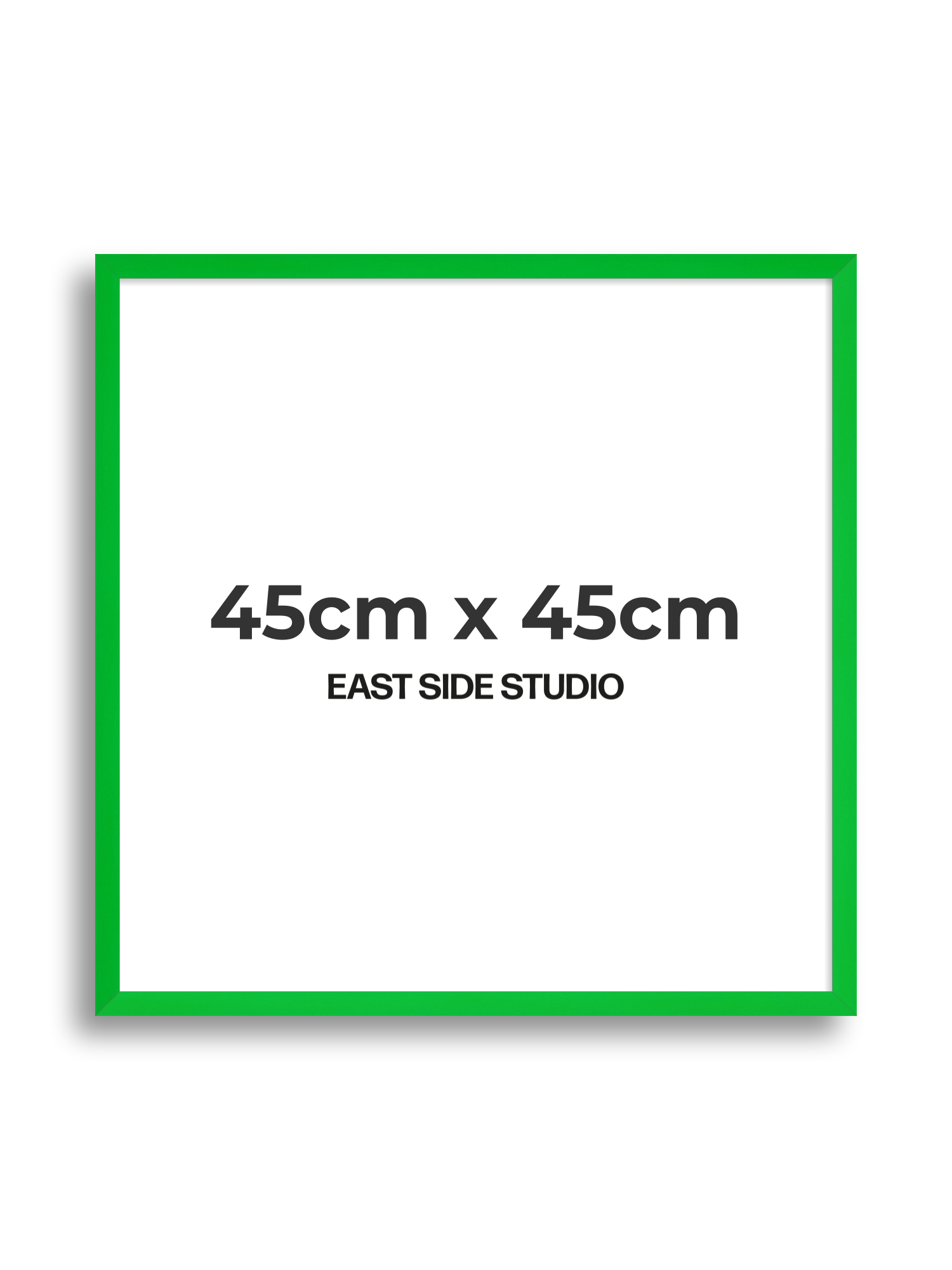 Neon Green 45cm x 45cm picture frame