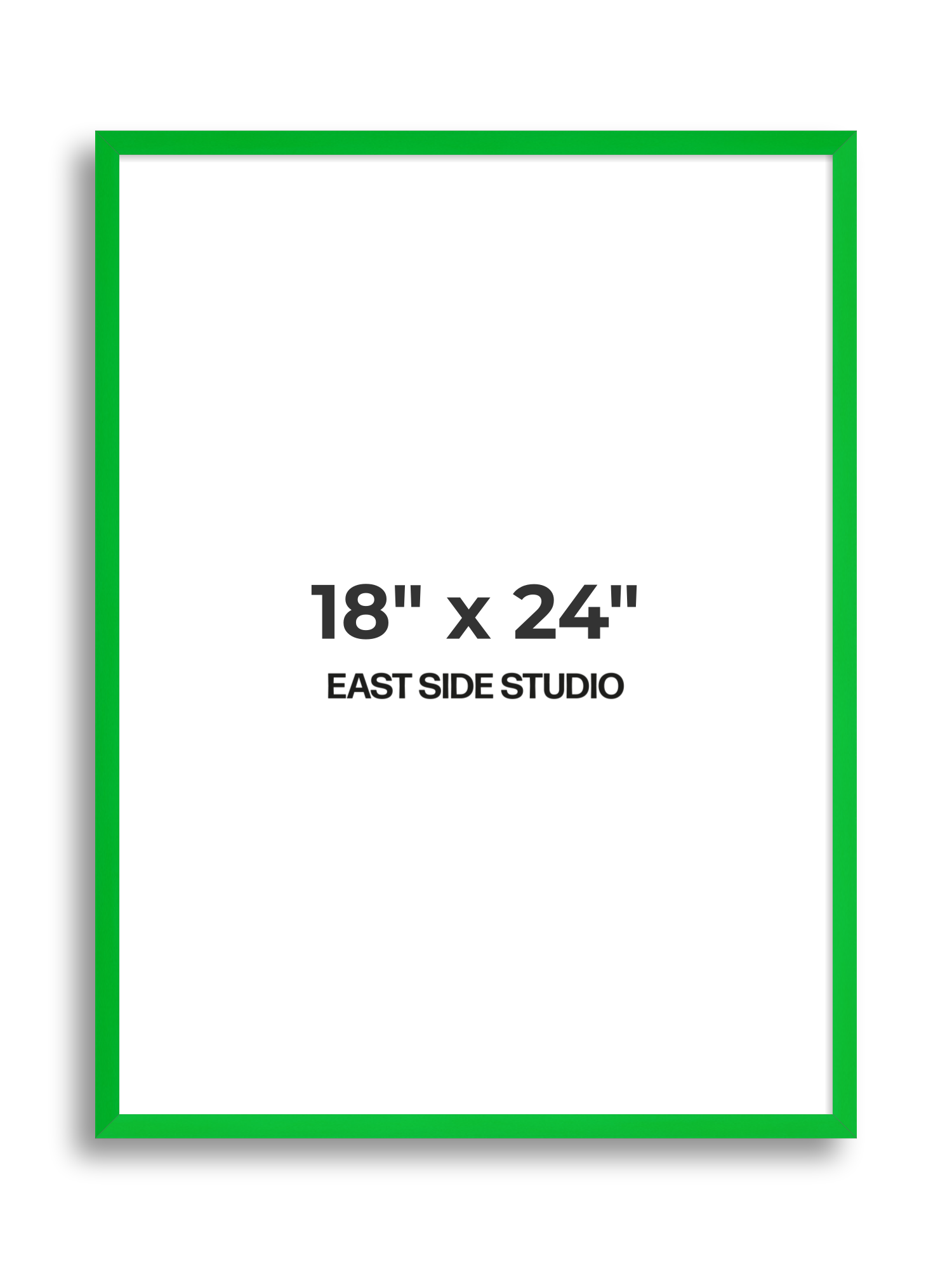 Neon Green 18" x 24" picture frame