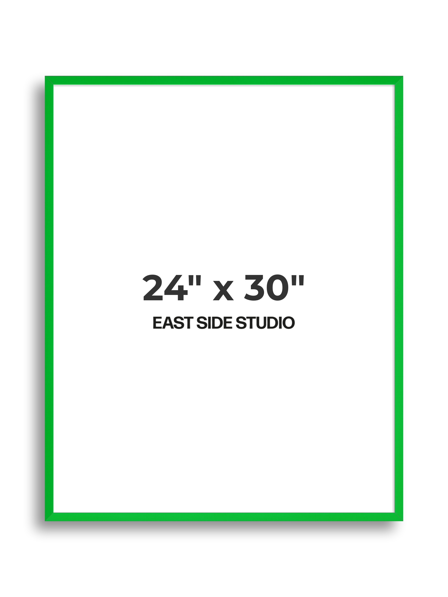 Neon Green 24" x 30" picture frame