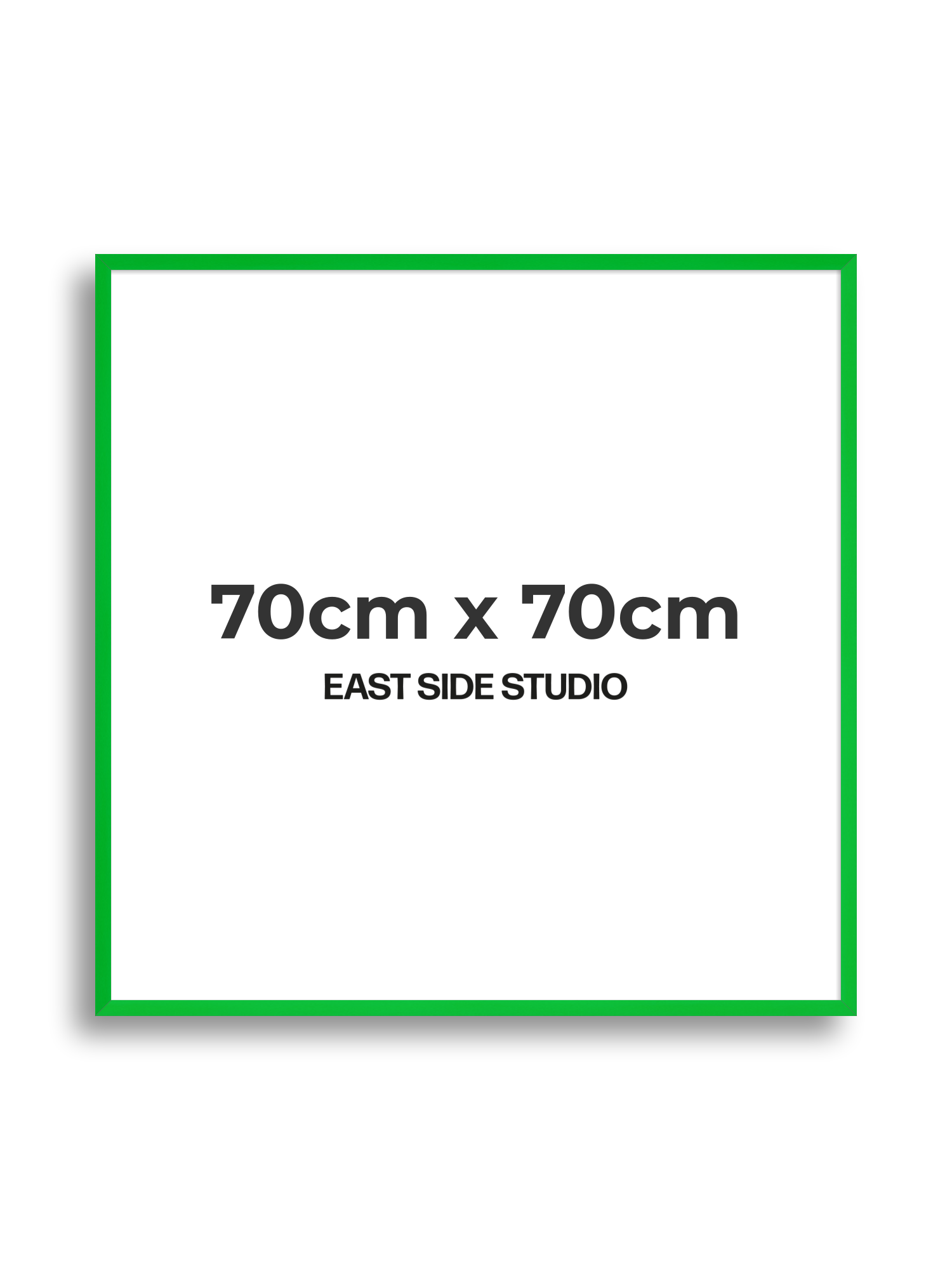 Neon Green 70cm x 70cm picture frame