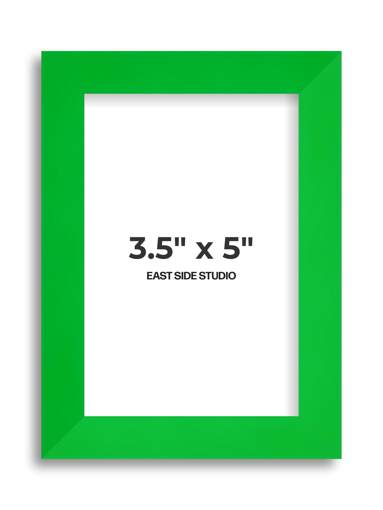 Neon Green 3.5" x 5" picture frame