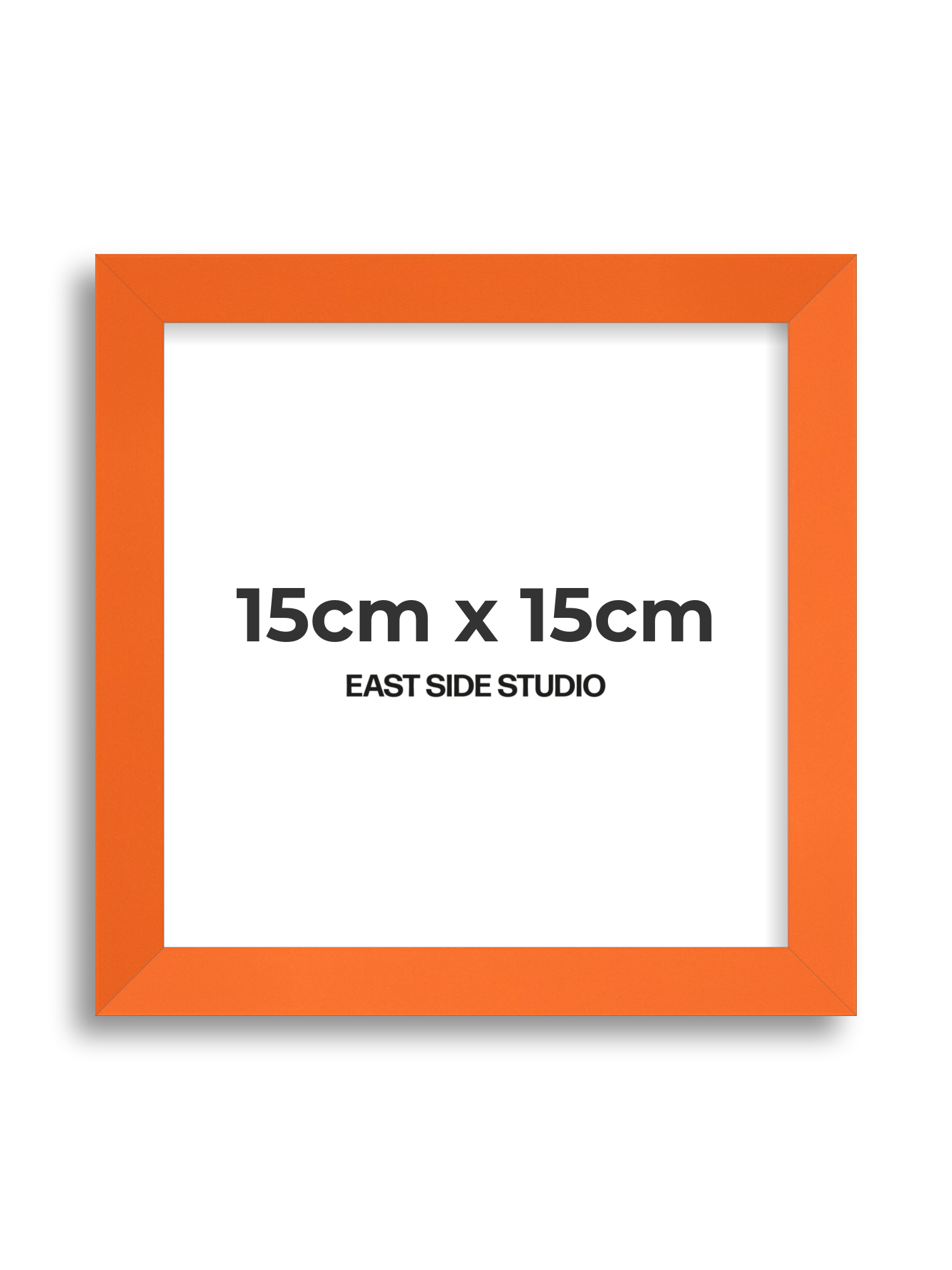 Neon Orange 15cm x 15cm picture frame
