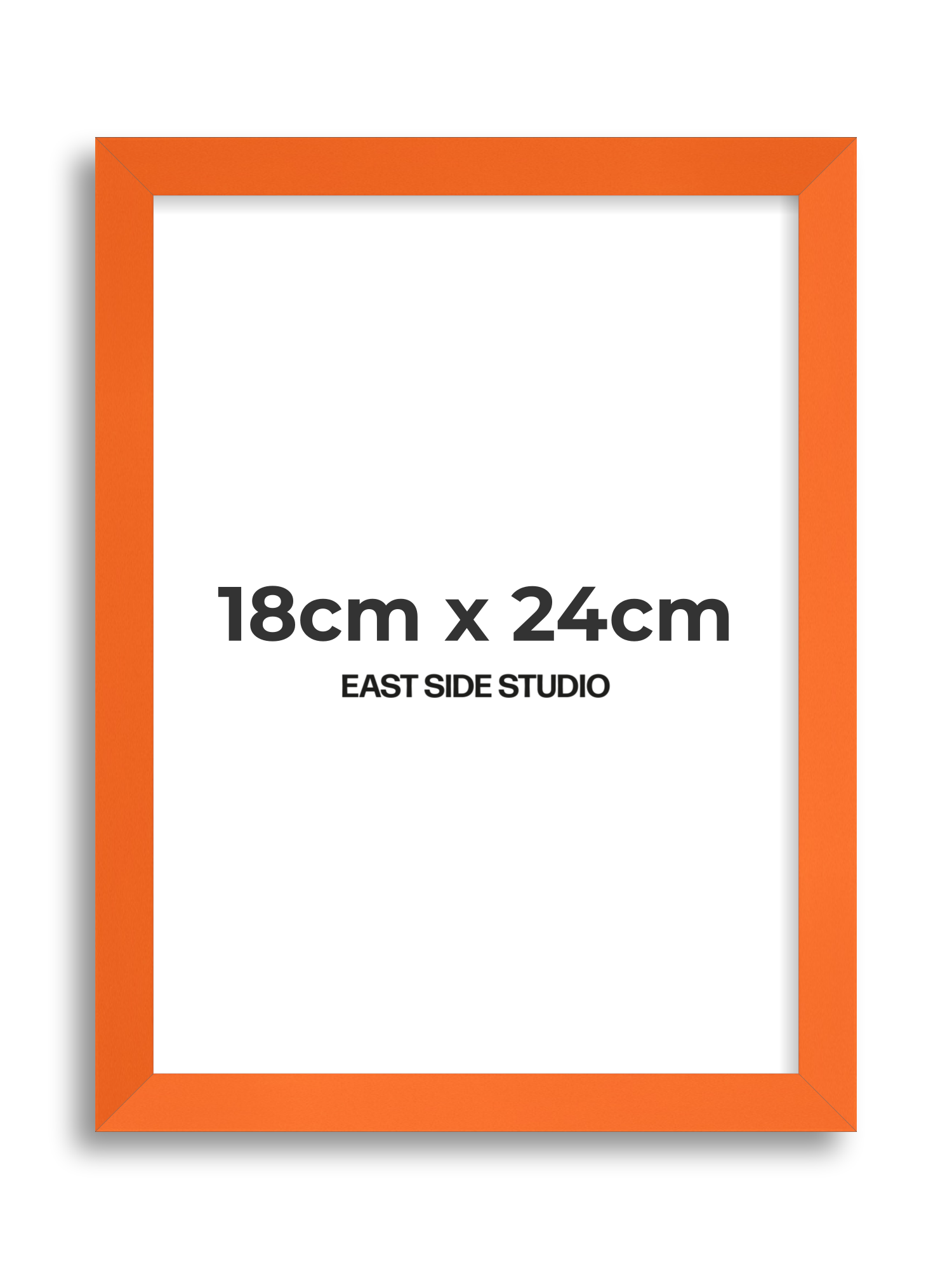 Neon Orange 18cm x 24cm picture frame