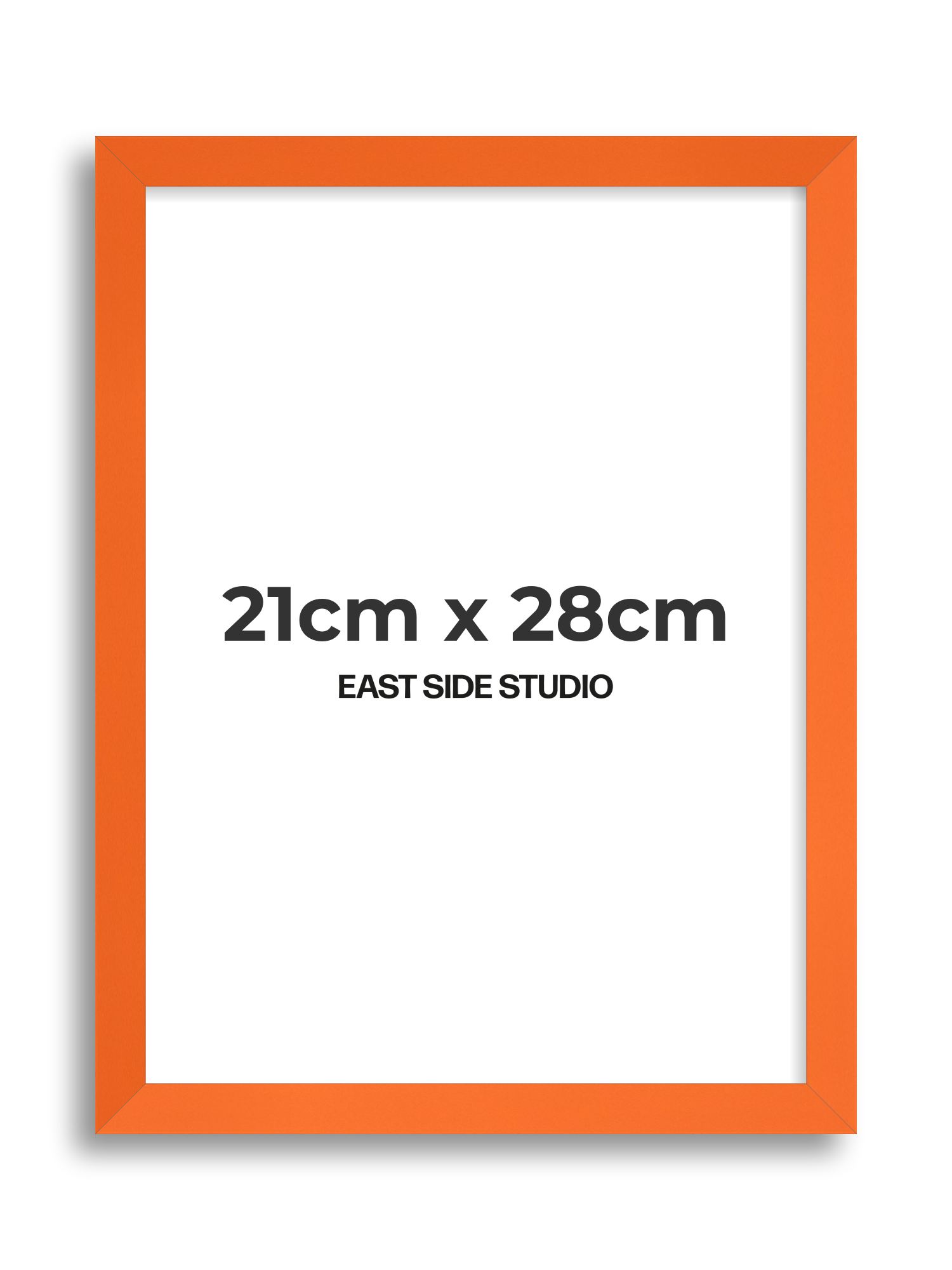 Neon Orange 21cm x 28cm picture frame