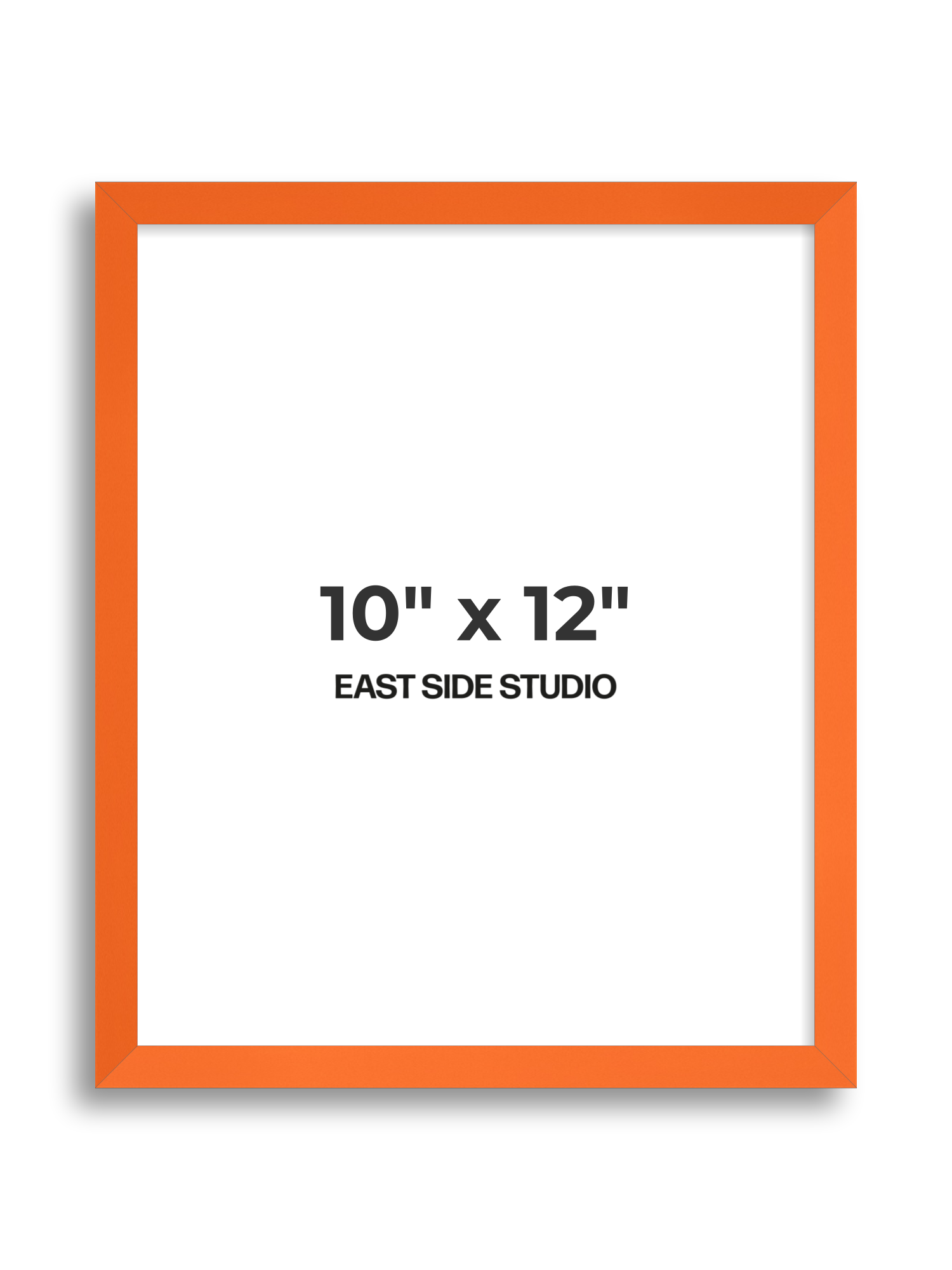 Neon Orange 10" x 12" picture frame