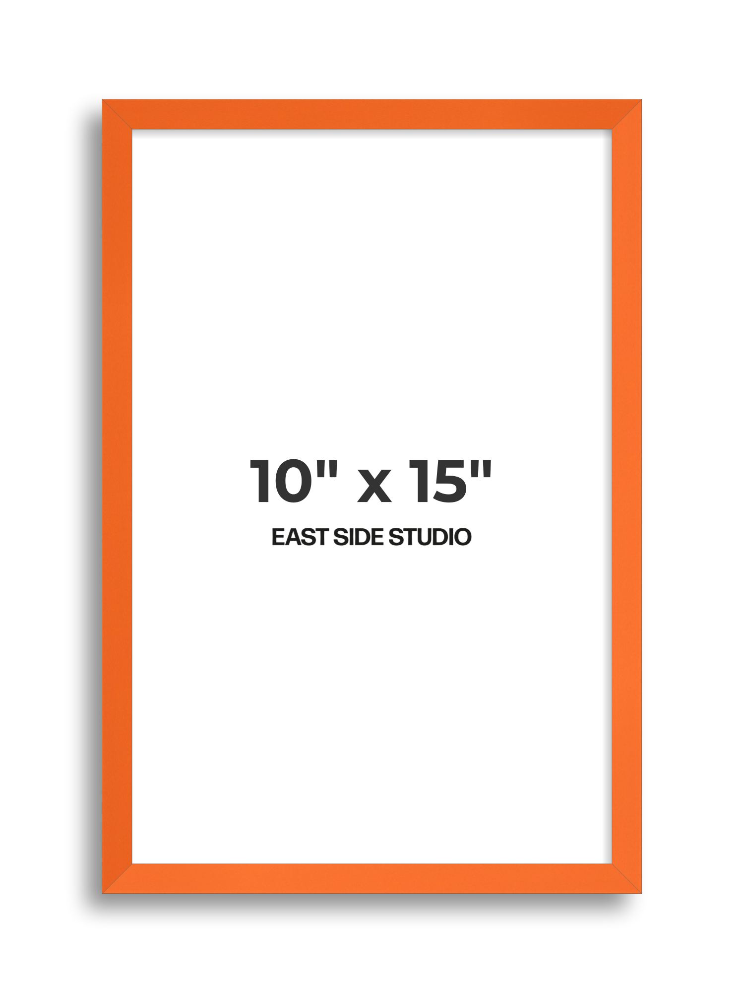 Neon Orange 10" x 15" picture frame