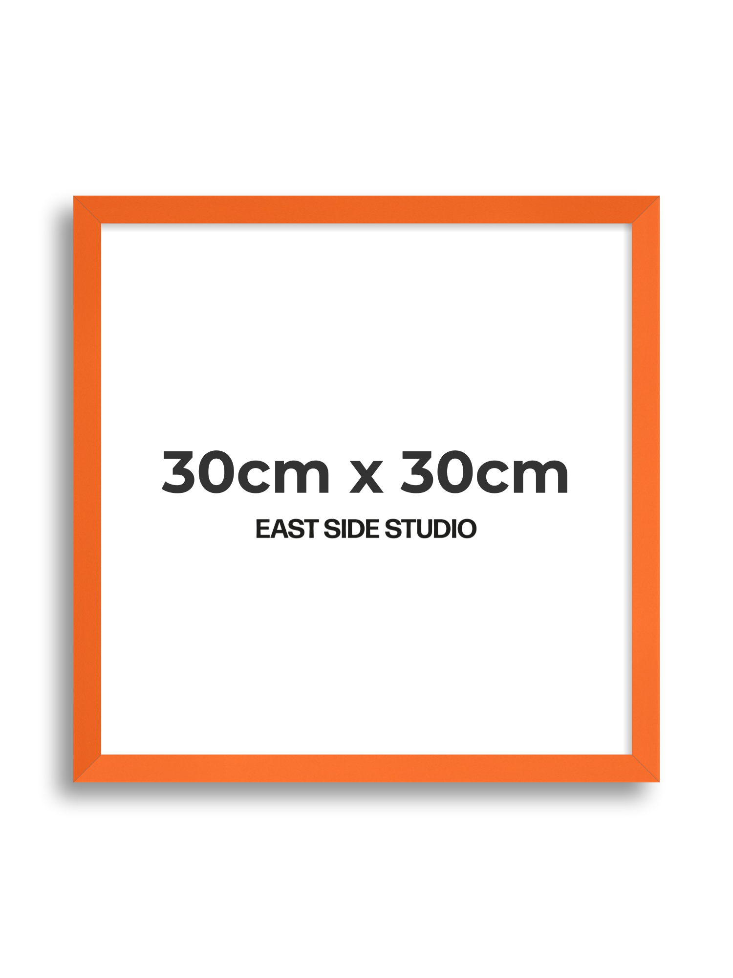 Neon Orange 30cm x 30cm picture frame