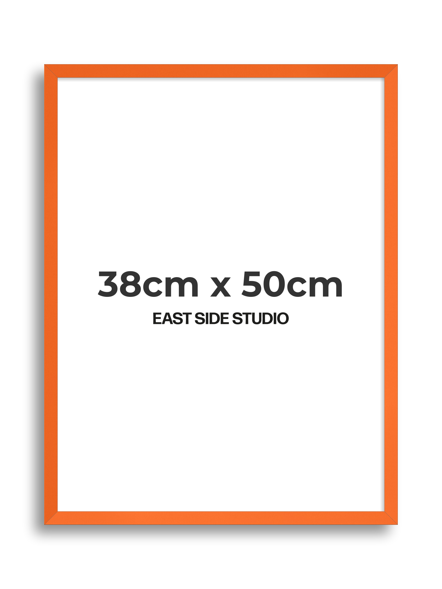 Neon Orange 38cm x 50cm picture frame