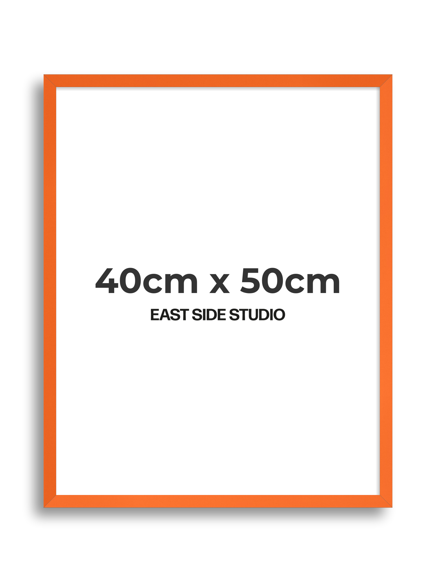 Neon Orange 40cm x 50cm picture frame