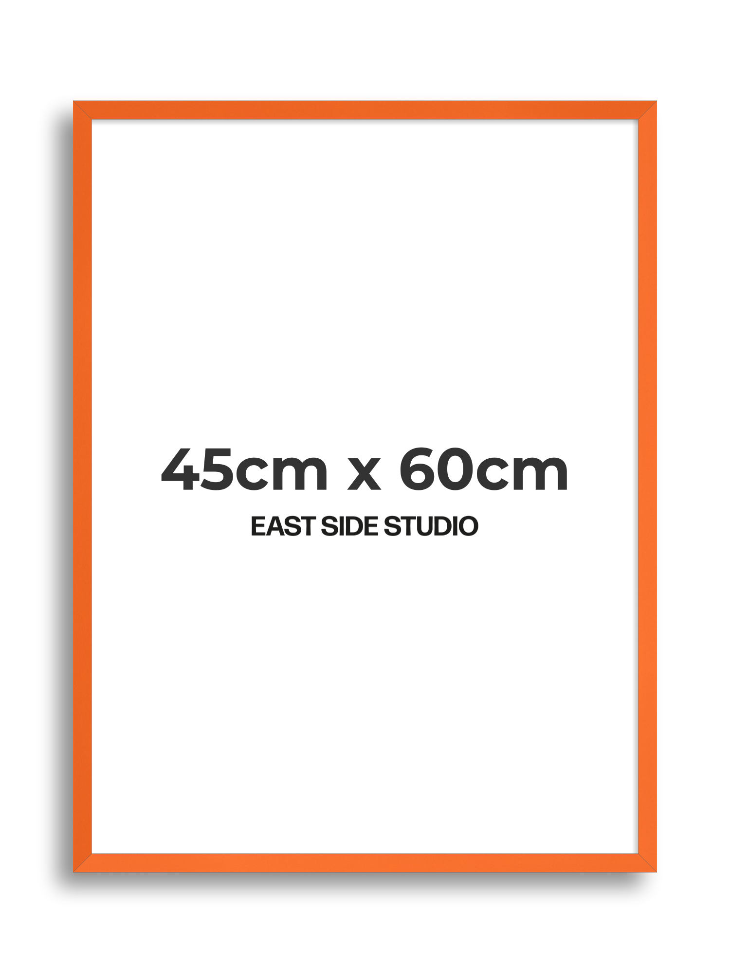 Neon Orange 45cm x 60cm picture frame