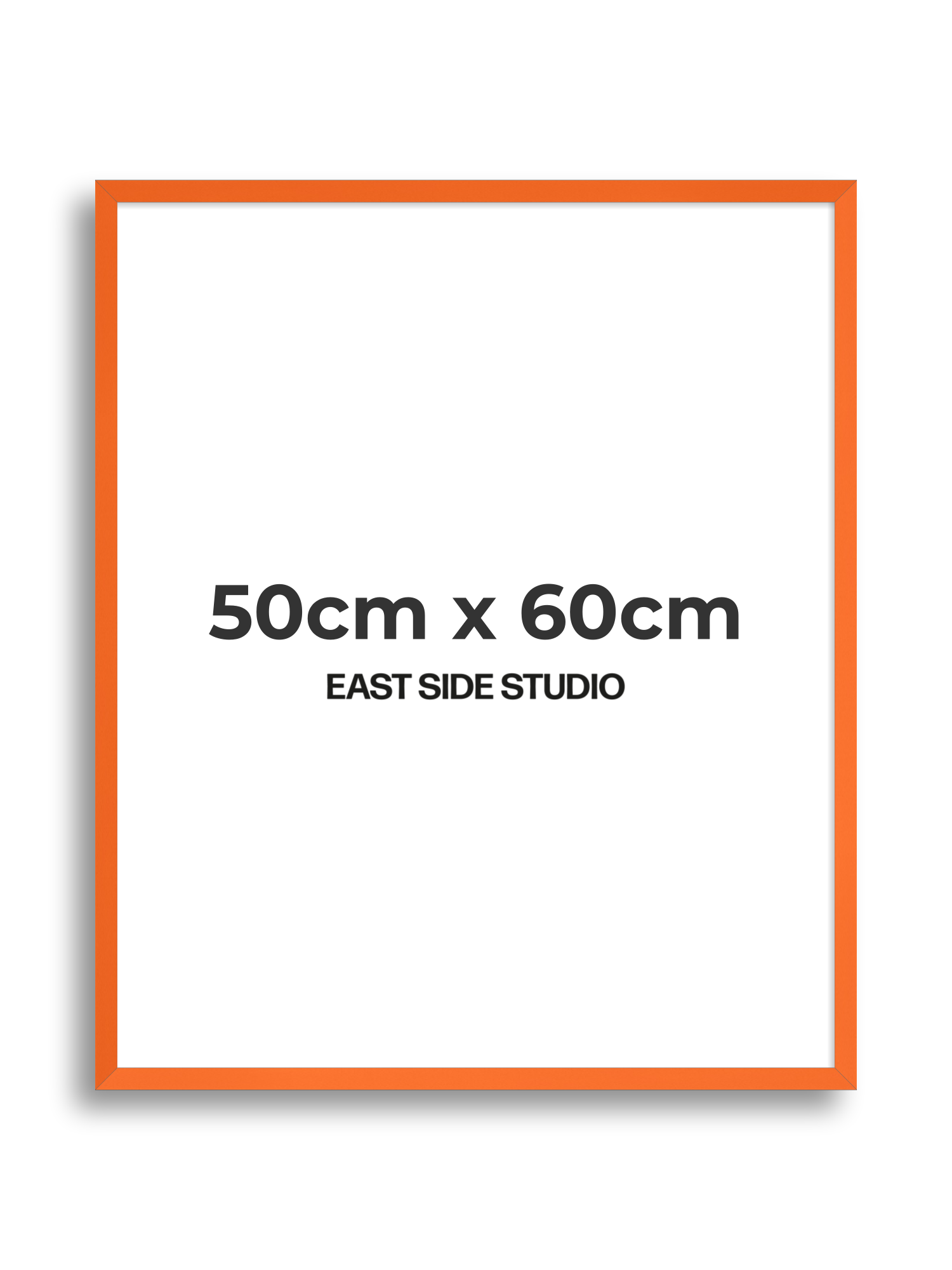 Neon Orange 50cm x 60cm picture frame