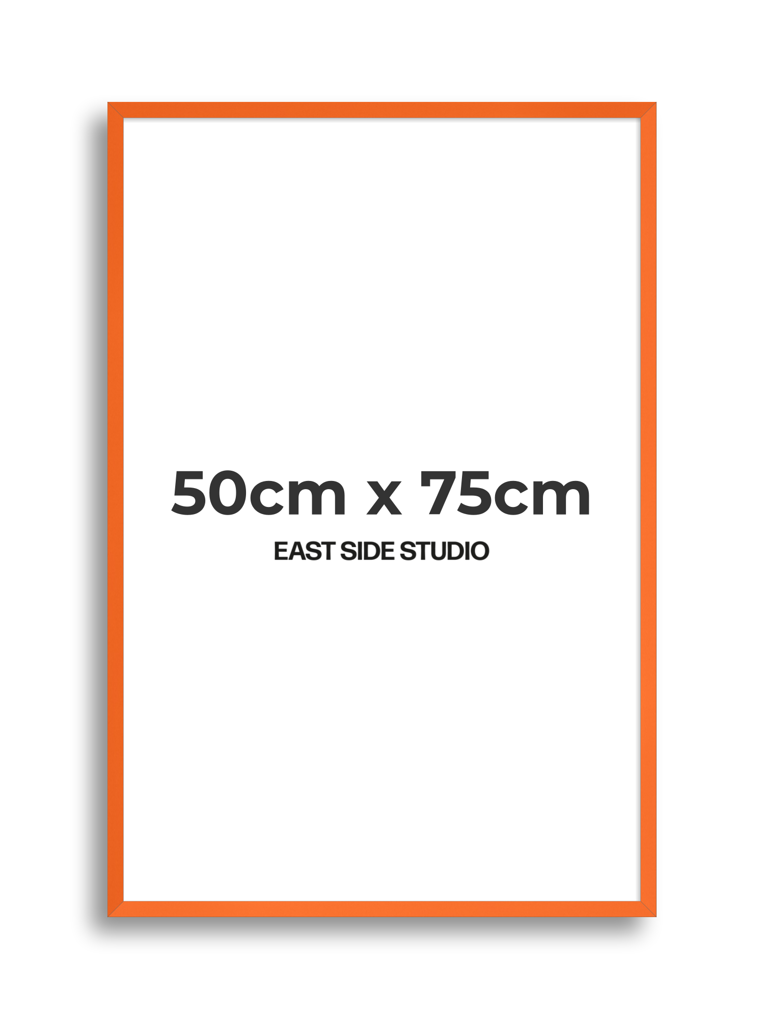 Neon Orange 50cm x 75cm picture frame