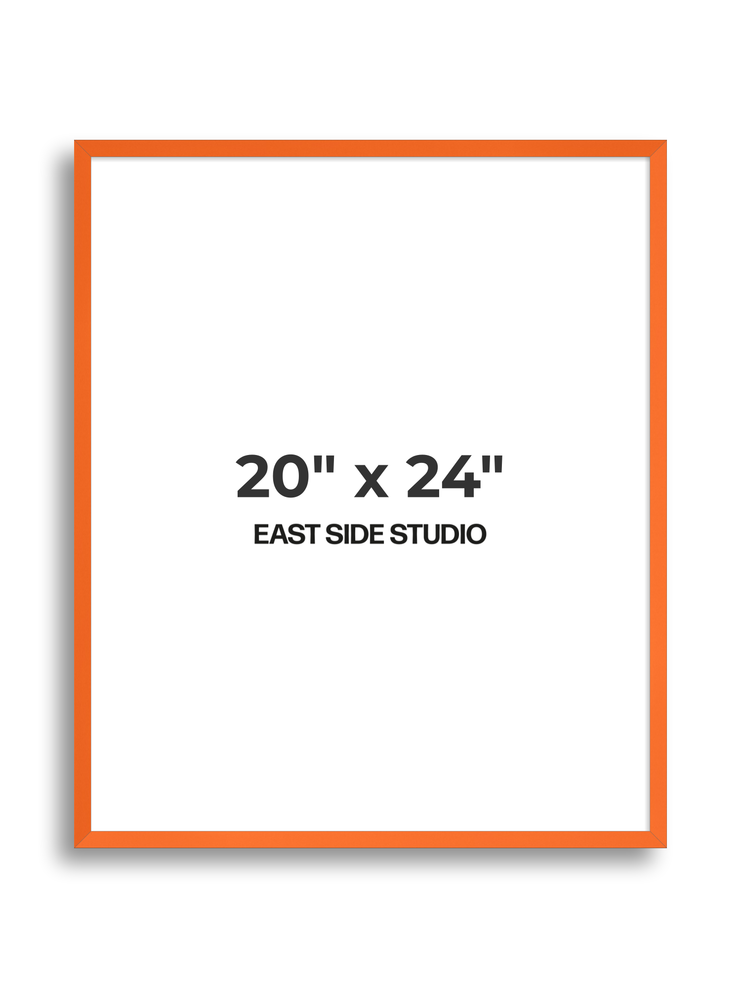 Neon Orange 20" x 24" picture frame
