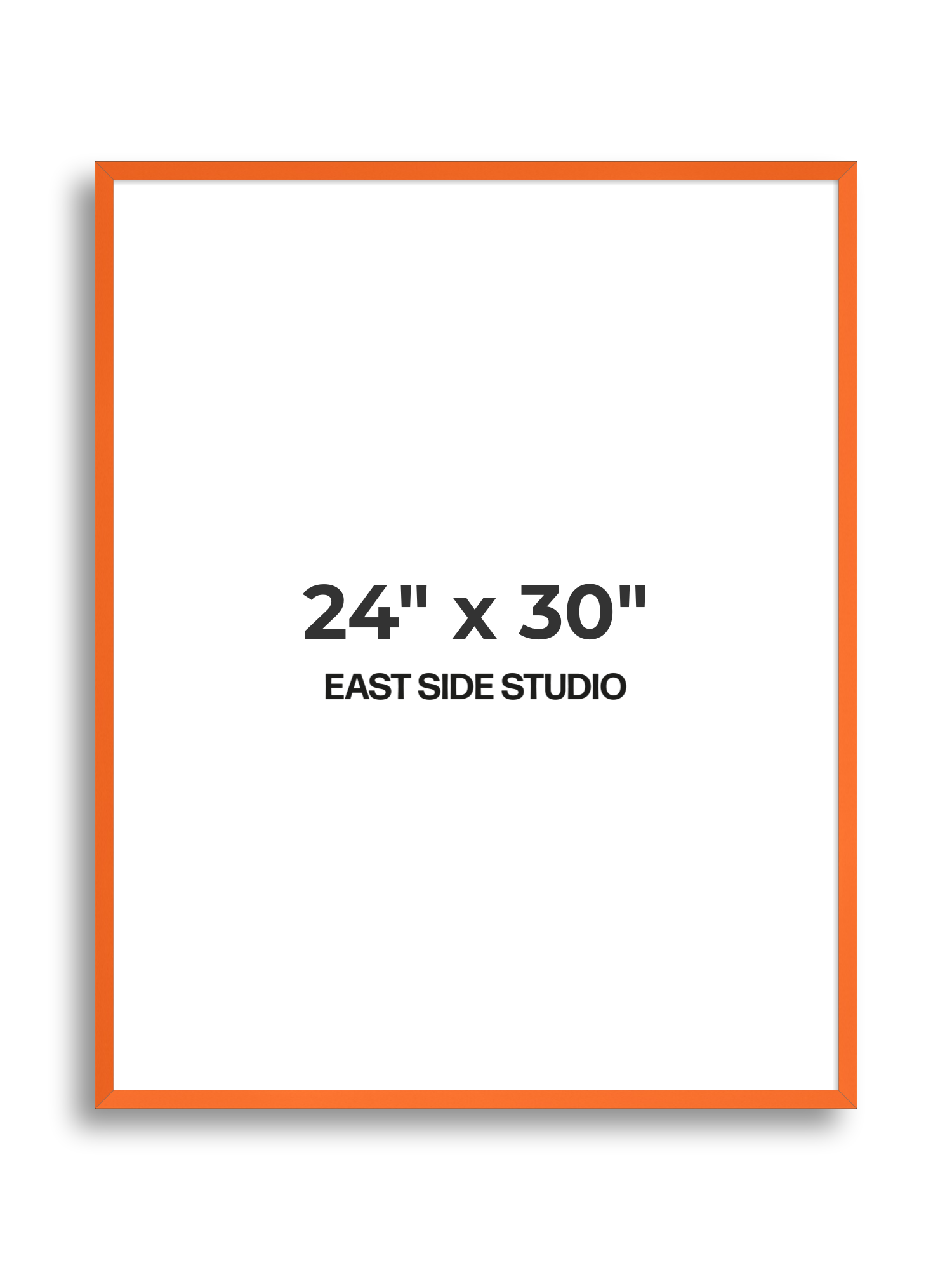 Neon Orange 24" x 30" picture frame