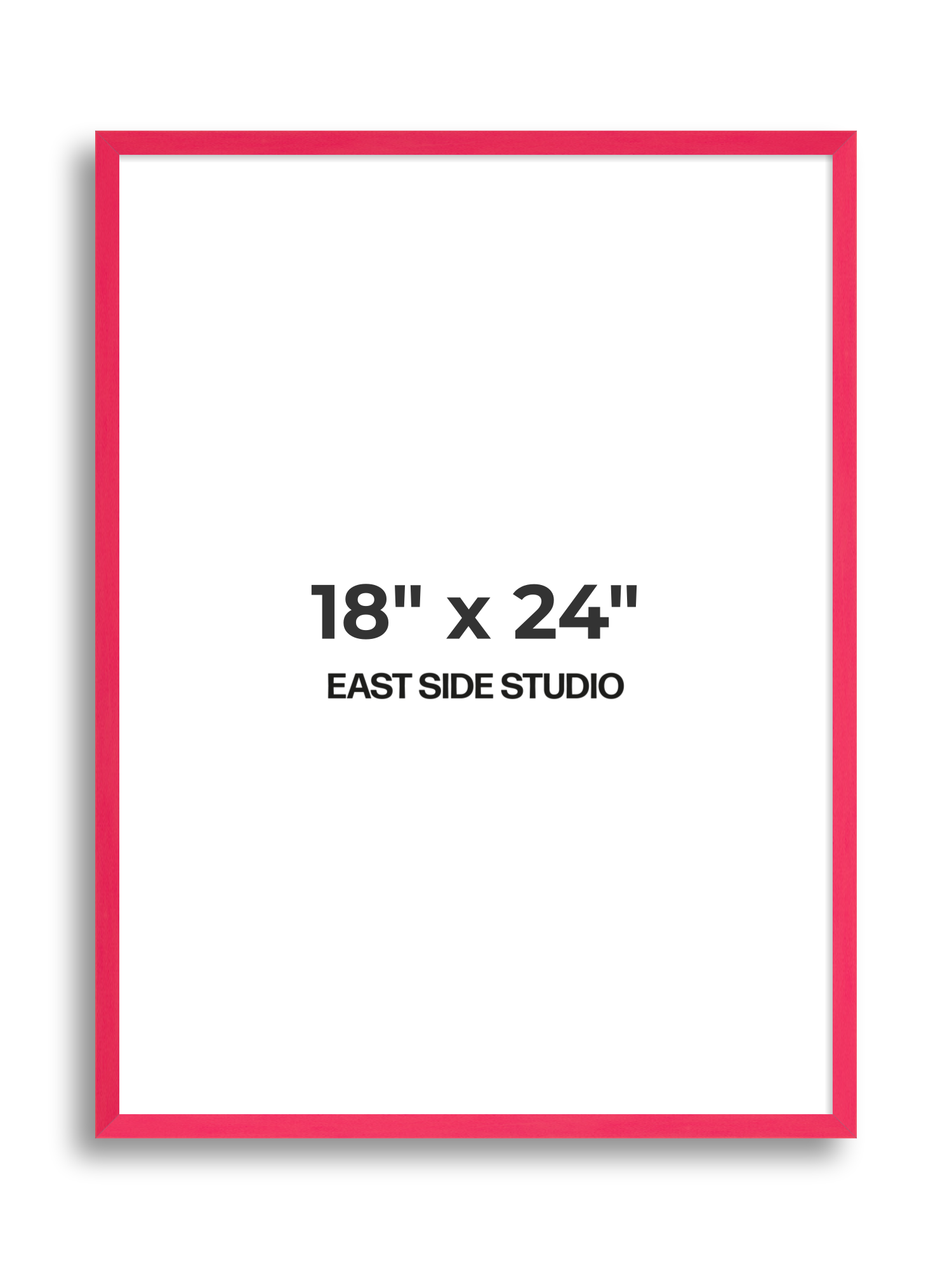 Neon Pink 18" x 24" picture frame