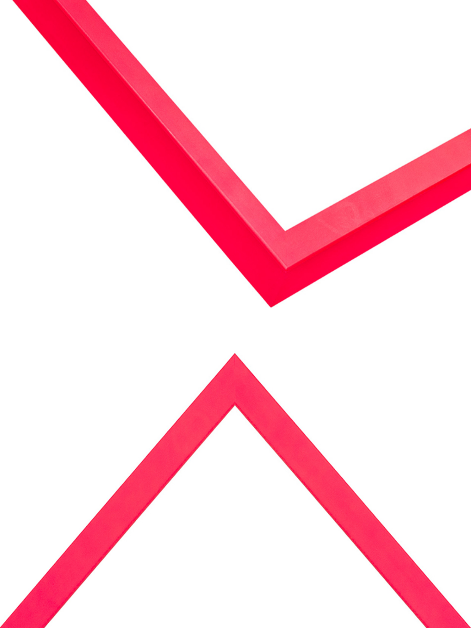 Neon Pink picture frame chevron view