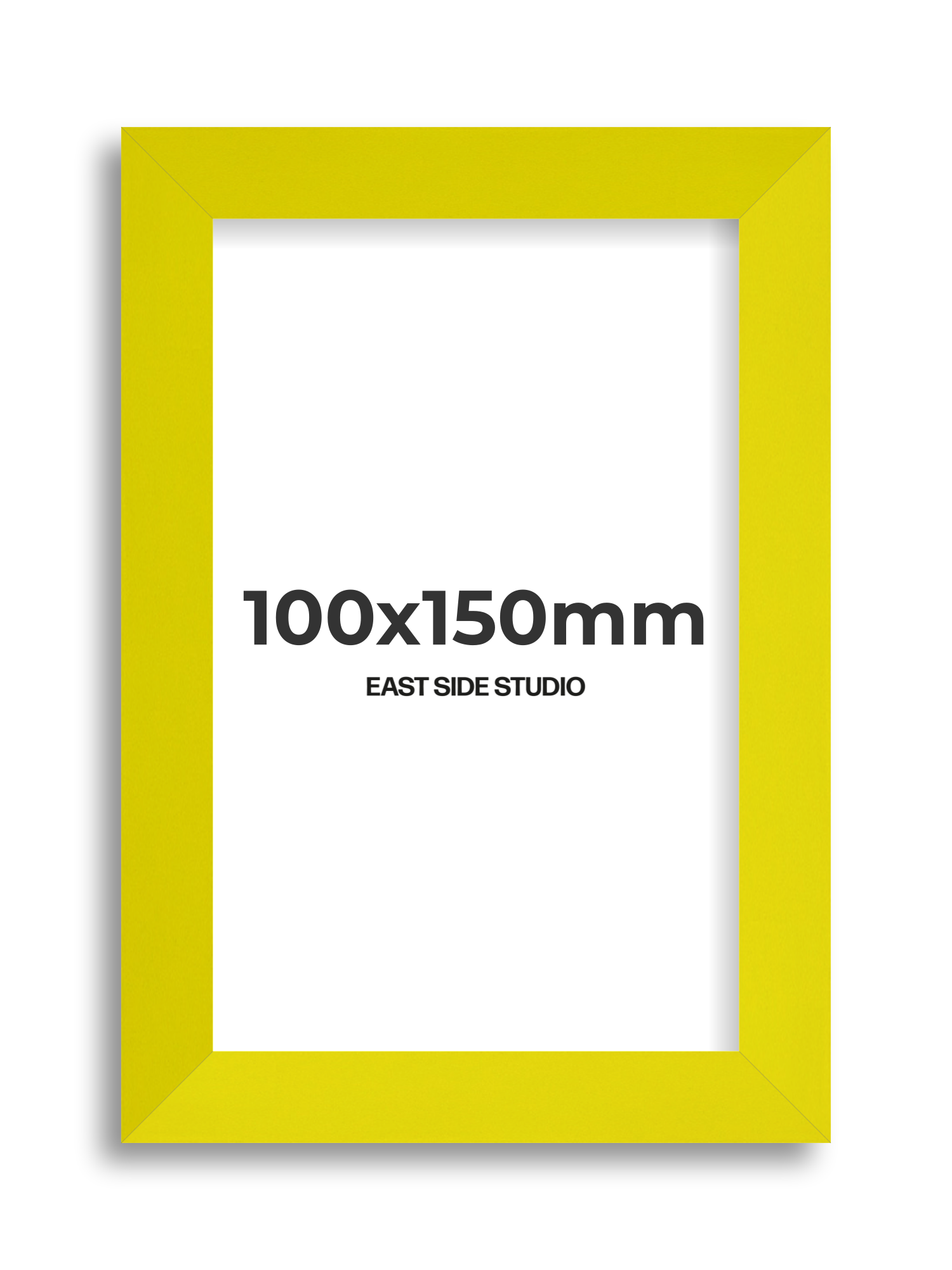 Neon Yellow 100x150mm picture frame
