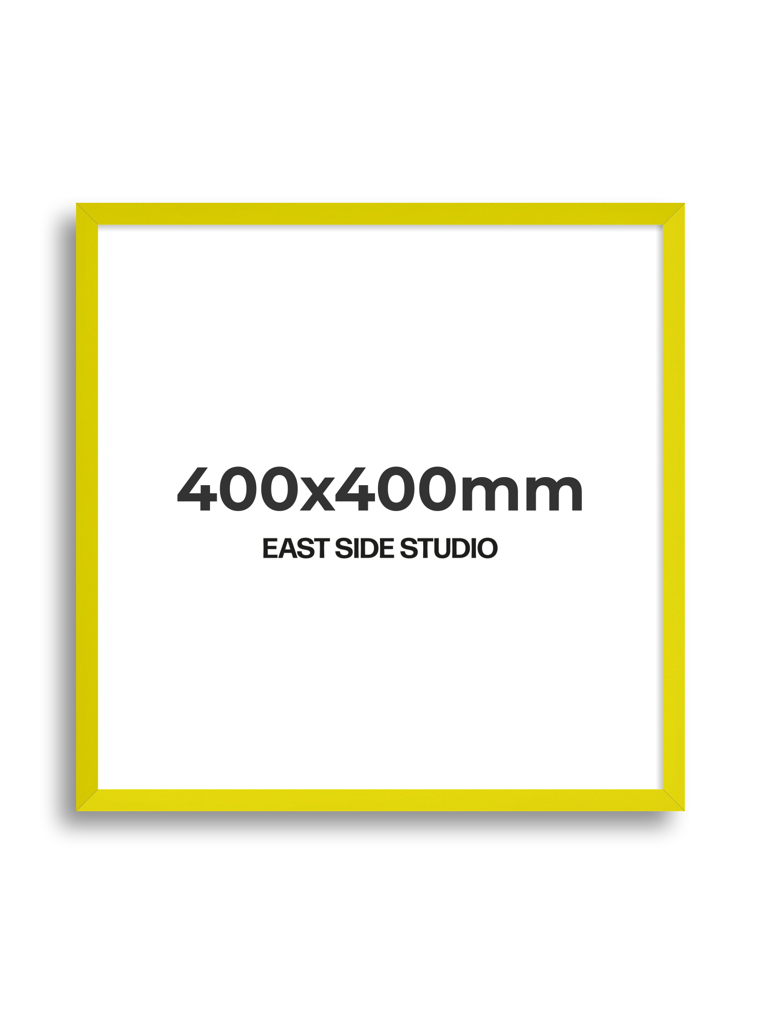 Neon Yellow 400x400mm picture frame