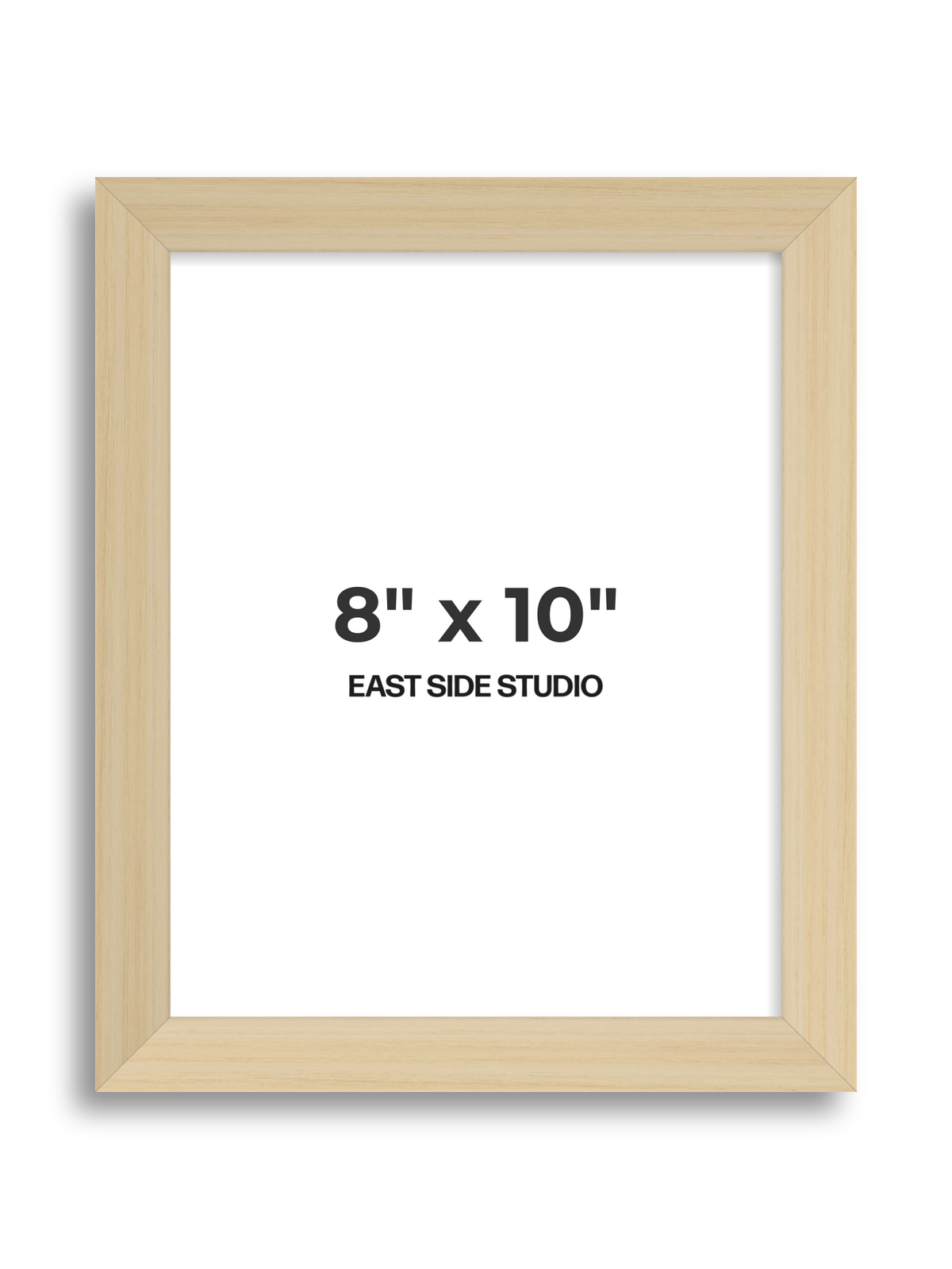 Natural Wood 8" x 10" picture frame