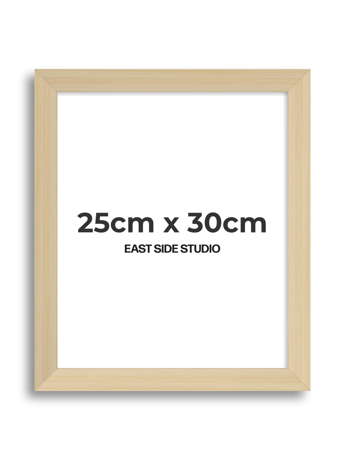 Natural Wood 25cm x 30cm picture frame