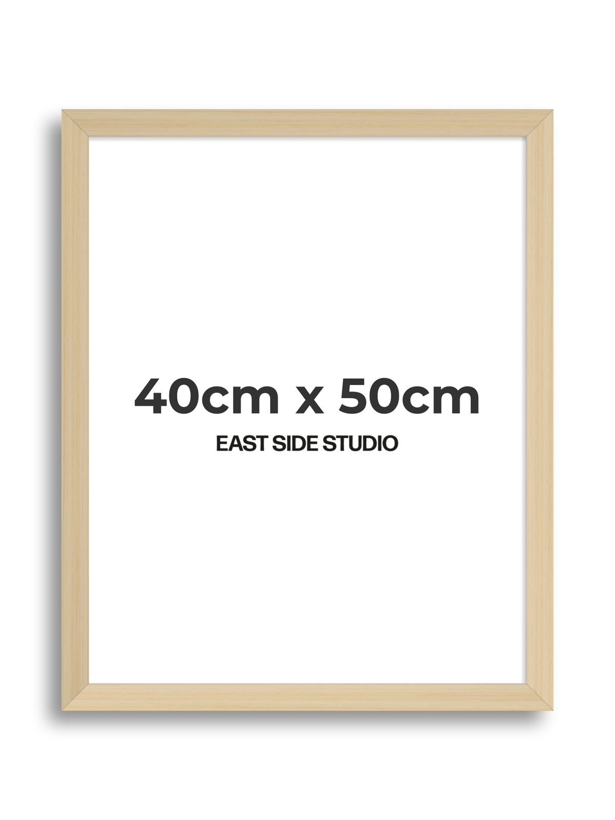 Natural Wood 40cm x 50cm picture frame