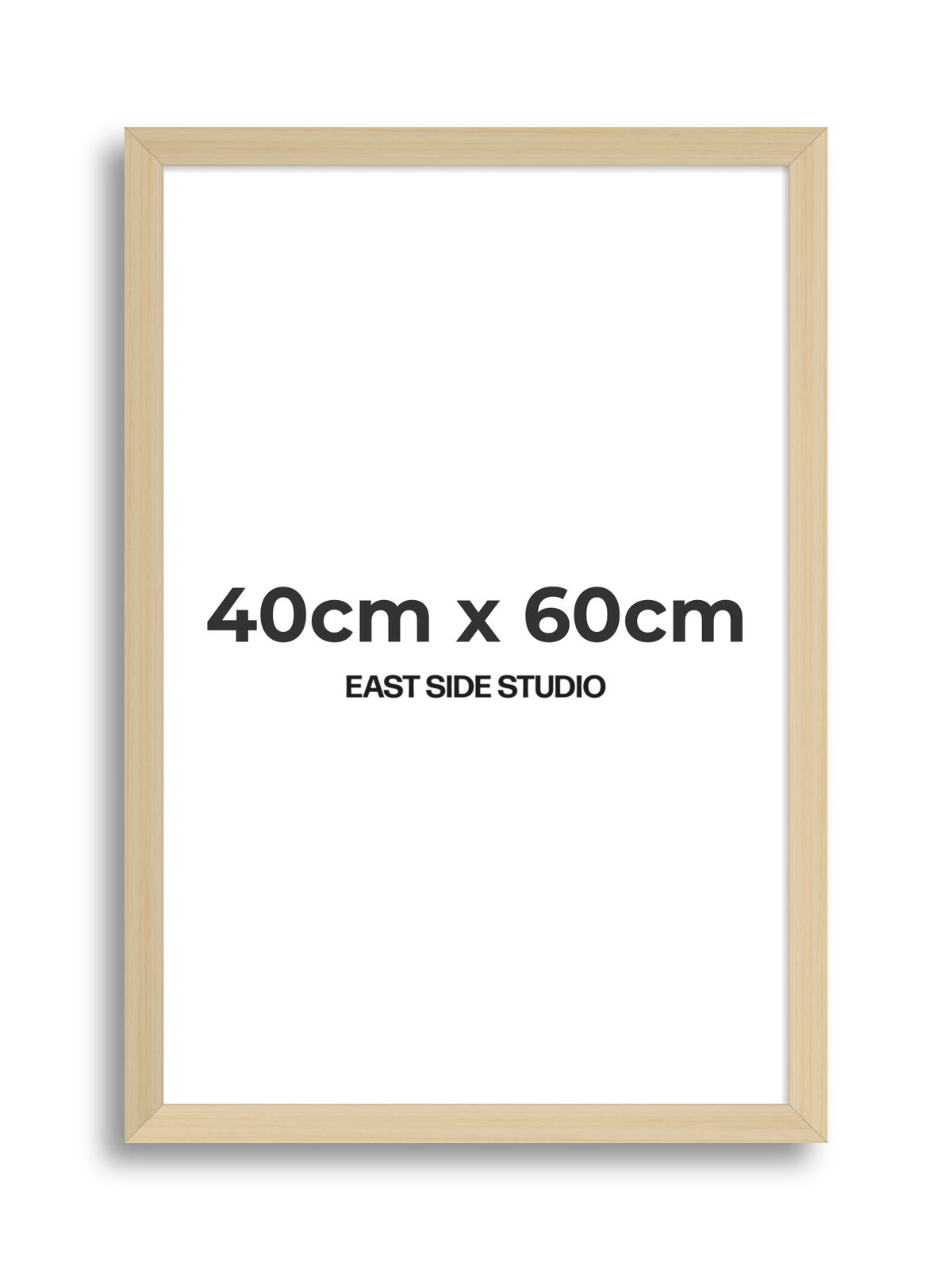 Natural Wood 40cm x 60cm picture frame