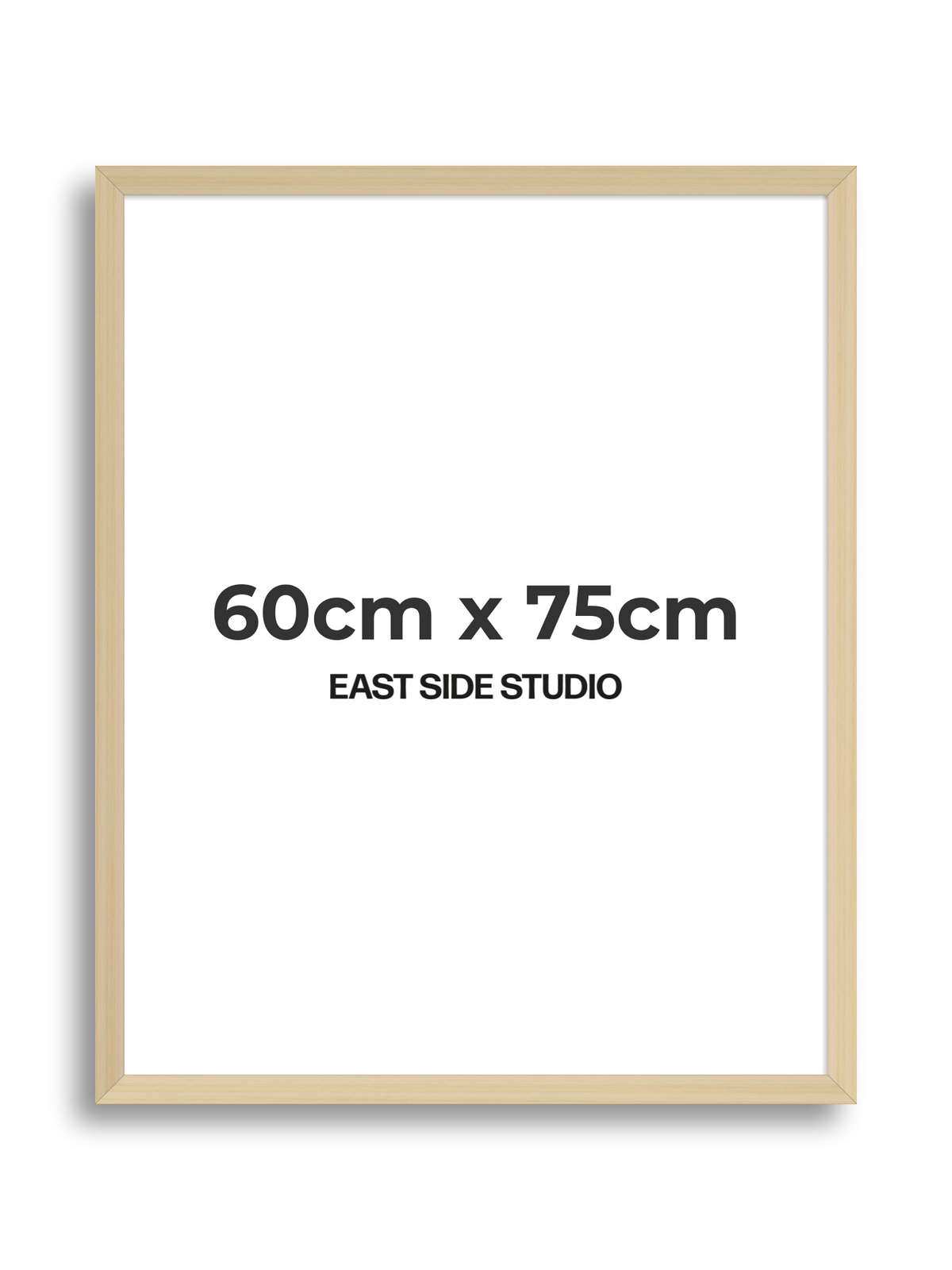 Natural Wood 60cm x 75cm picture frame