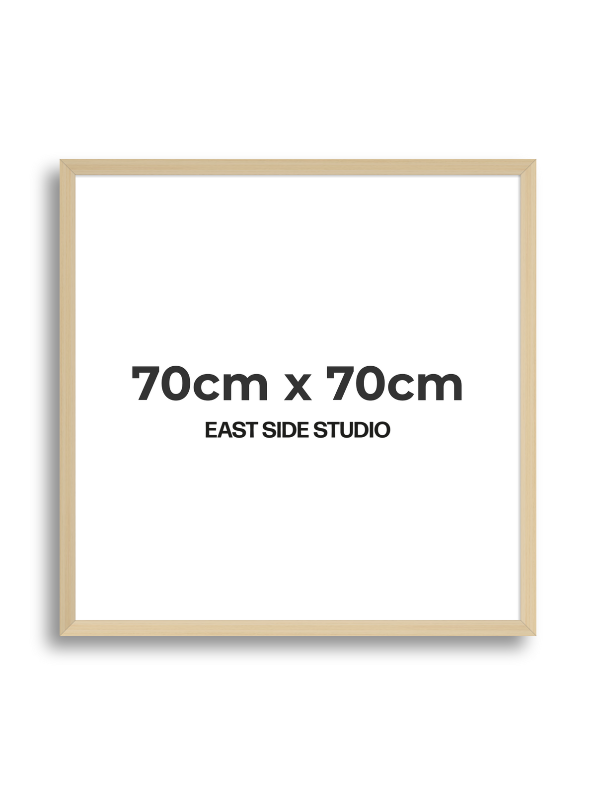 Natural Wood 70cm x 70cm picture frame