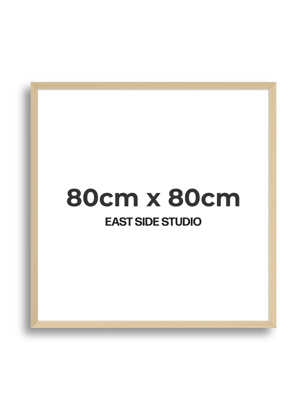 Natural Wood 80cm x 80cm picture frame